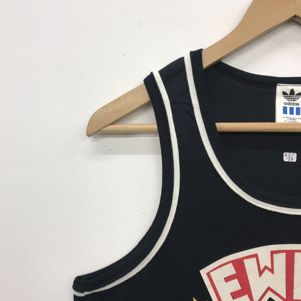 Adidas × Vintage *Rare!! Vintage Adidas Ewing Tank top Sleeve Less Tee Size US S / EU 44-46 / 1 - 5 Thumbnail