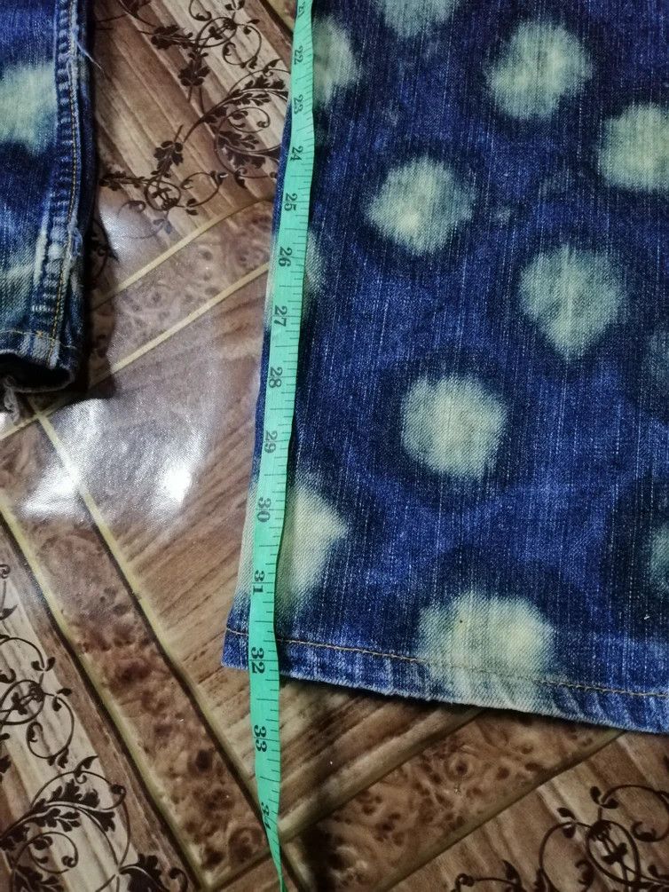Levi's Vintage Clothing Levi's Bleach Snow Design Acids Wash Slim Straight Size US 35 - 11 Thumbnail