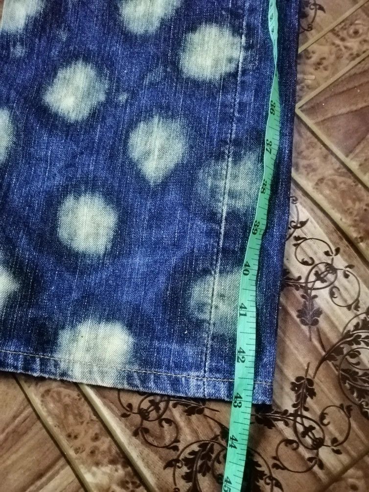 Levi's Vintage Clothing Levi's Bleach Snow Design Acids Wash Slim Straight Size US 35 - 12 Thumbnail