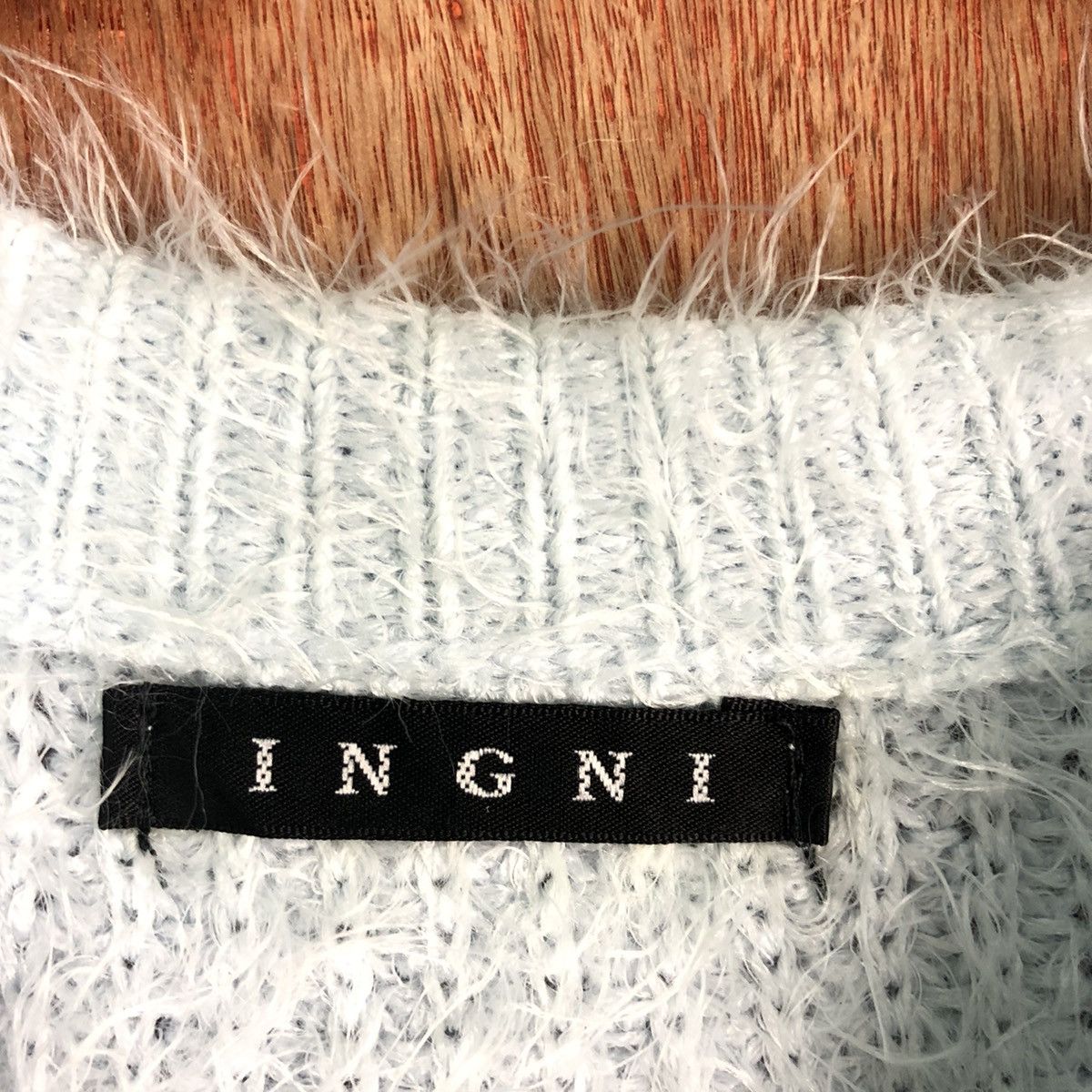 Homespun Knitwear JAPAN INGNI SOFT BLUE MOHAIR KNITWEAR Size US S / EU 44-46 / 1 - 9 Thumbnail