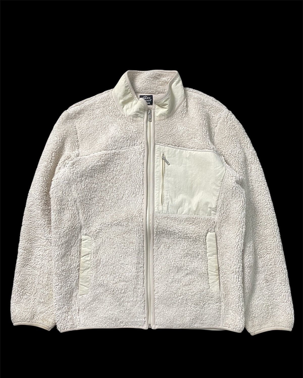Japanese Brand × Uniqlo Bulky Fleece Uniqlo Sweater Jacket Nice Design Size US L / EU 52-54 / 3 - 1 Thumbnail