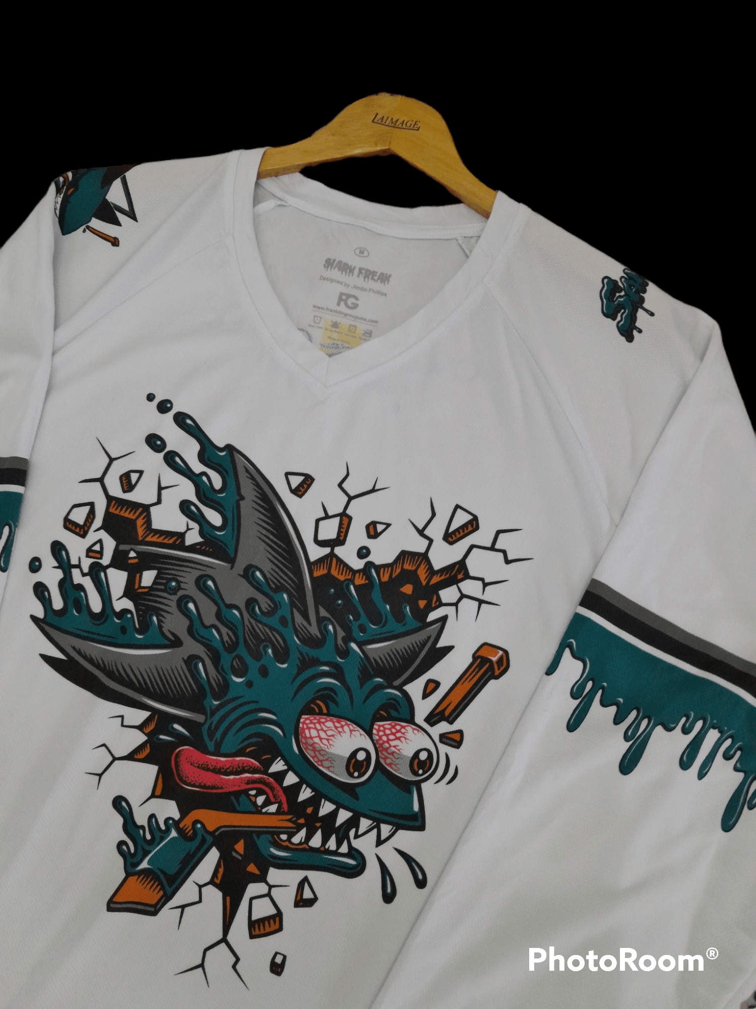 Other Shark Freak Nhl Jersey Size US M / EU 48-50 / 2 - 2 Thumbnail