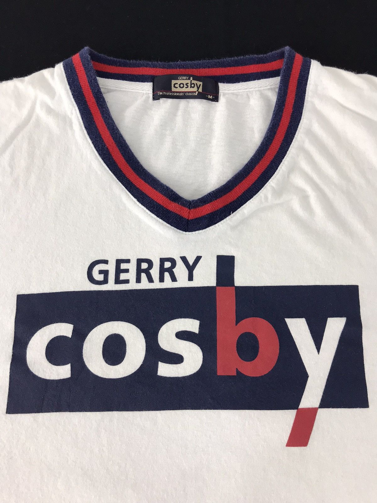 Japanese Brand × Vintage Gerry Cosby Striped Design Big Logo Spell Out Tee Size L Size US L / EU 52-54 / 3 - 3 Thumbnail