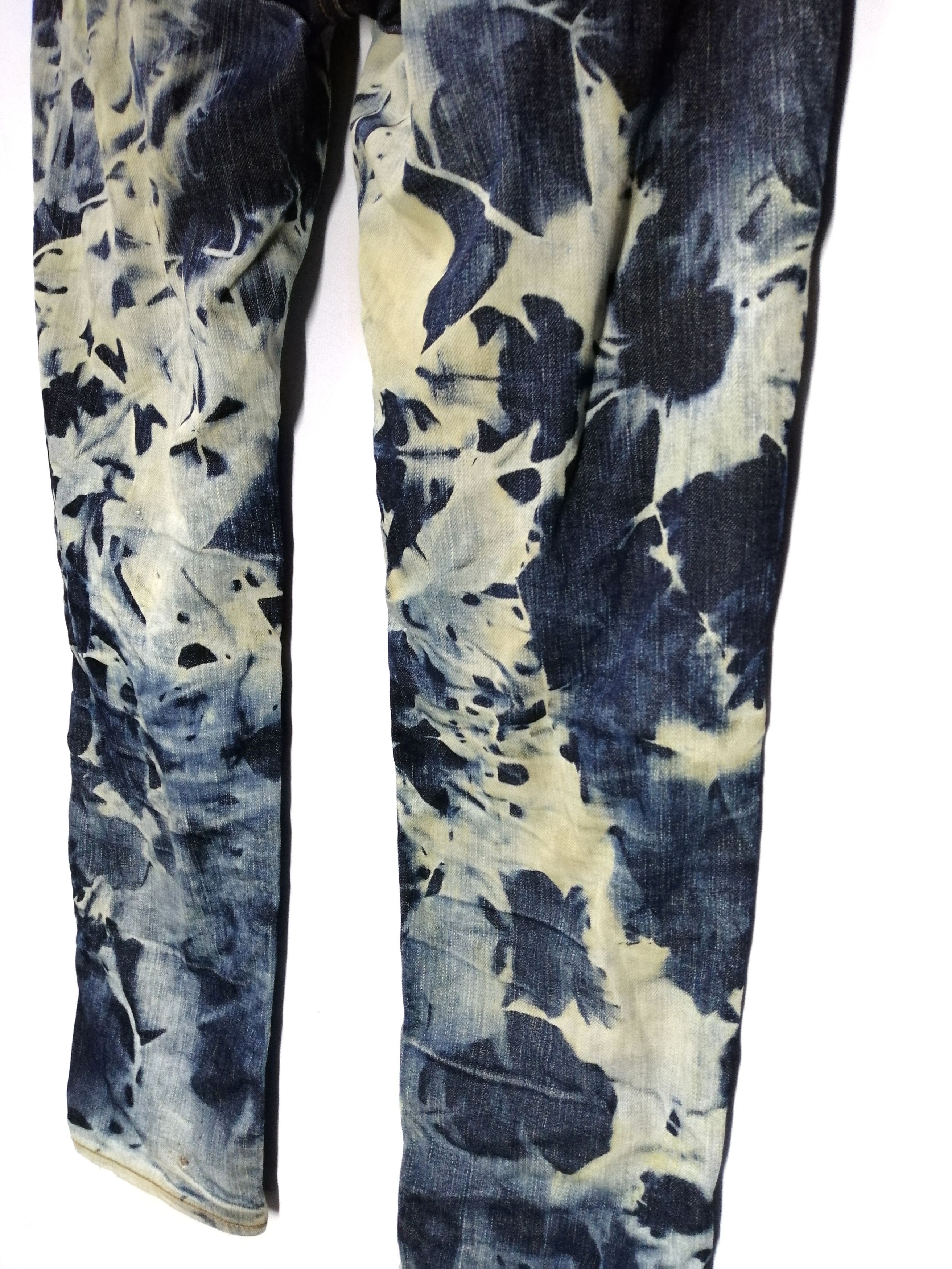 Levi's Vintage Clothing Levi's Bleach Tie Dye Slim Fit Size US 35 - 5 Thumbnail