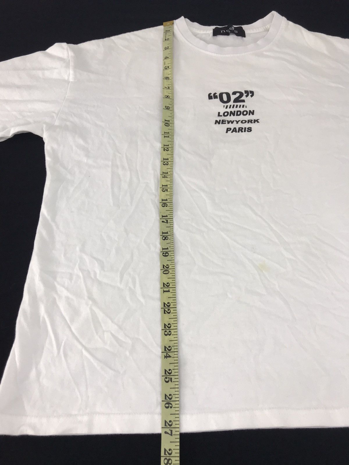 Japanese Brand Vintage Neos Inhere Queen of London New York Paris 2002 Tee Size L / US 10 / IT 46 - 9 Thumbnail
