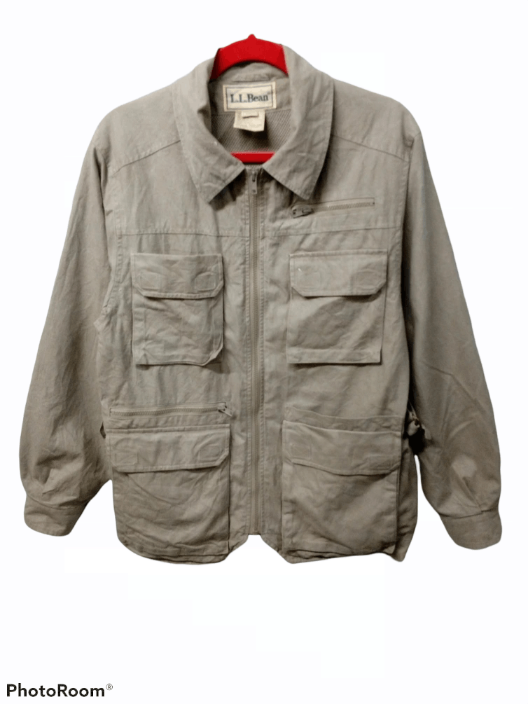 L.L. Bean Zipper Jacket Multi Pocket Work Wear Hunting Gear Military Size US S / EU 44-46 / 1 - 1 Thumbnail