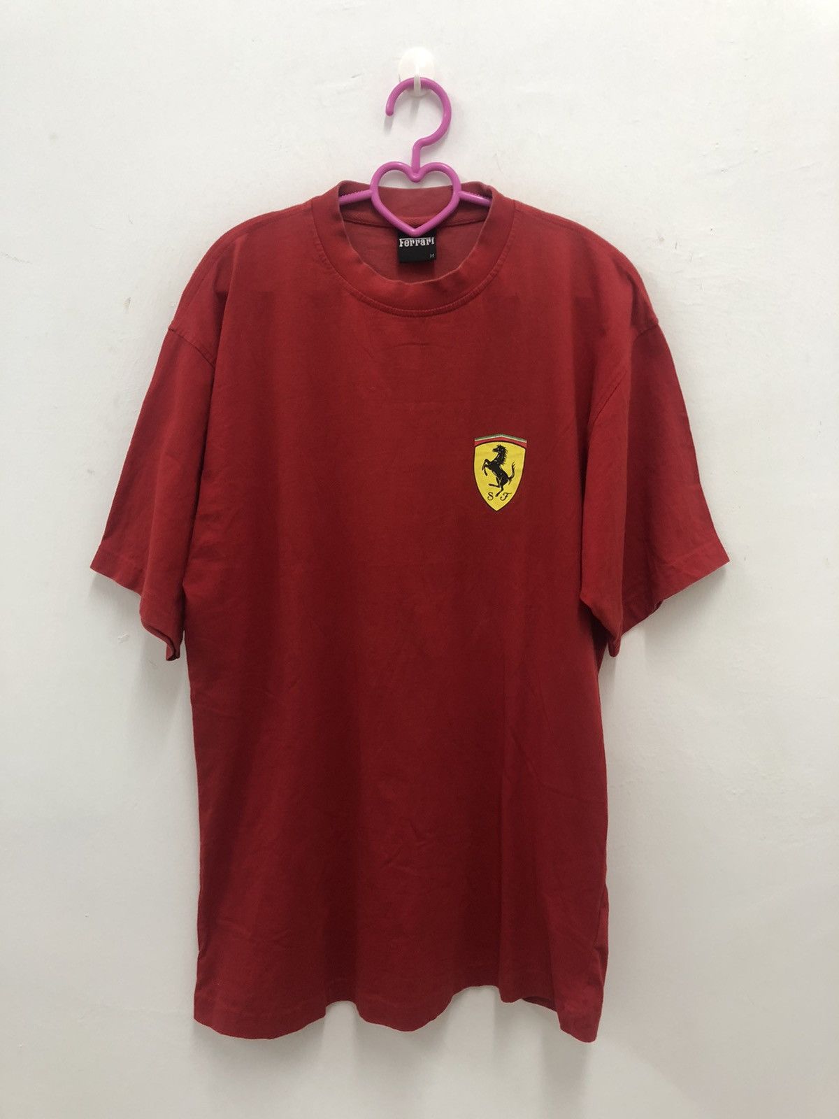 Rare 90s Vintage FERRARI Horse Racing Shirt