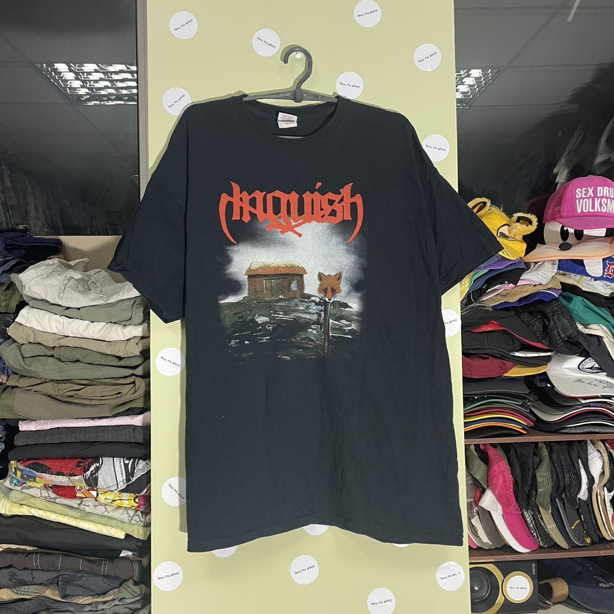 Vintage Vintage Y2K Goth Band Graphic Tee Black Faded Japanese XL Size US XL / EU 56 / 4 - 1 Thumbnail