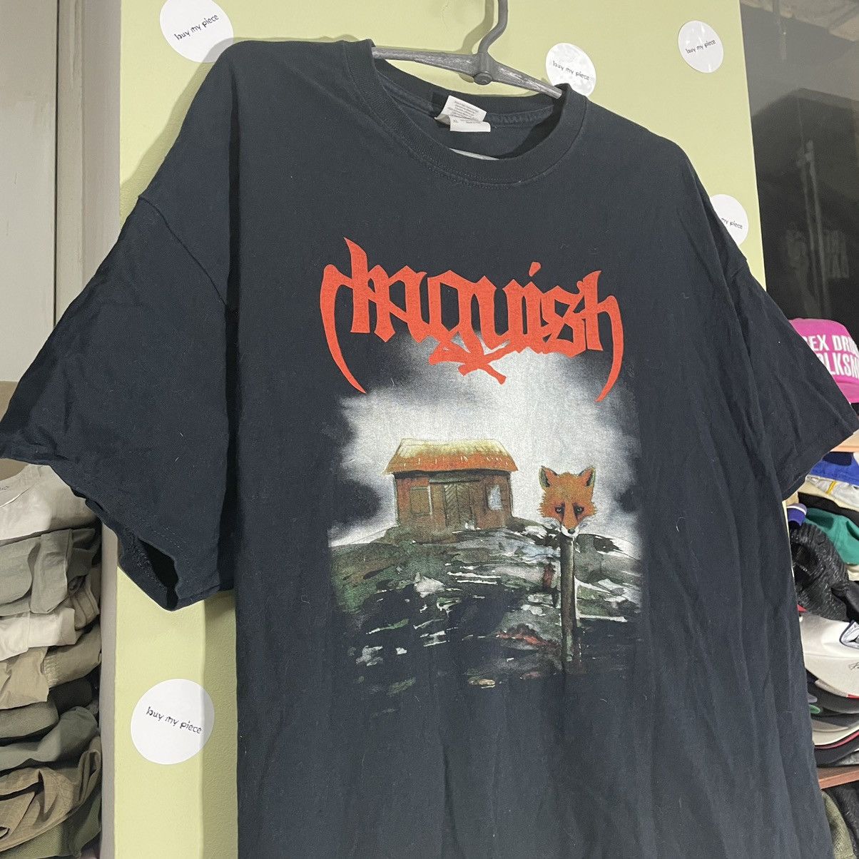 Vintage Vintage Y2K Goth Band Graphic Tee Black Faded Japanese XL Size US XL / EU 56 / 4 - 4 Thumbnail