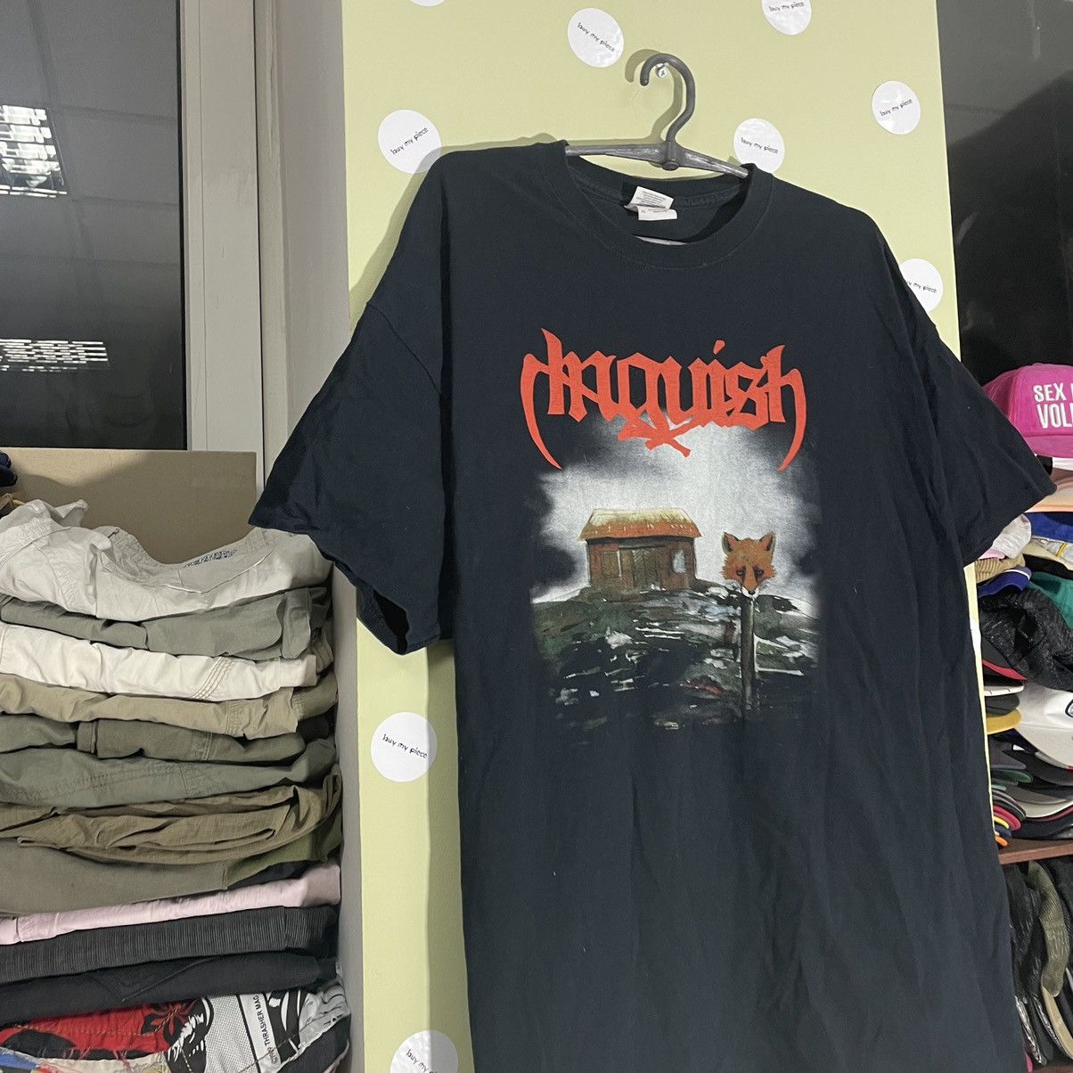 Vintage Vintage Y2K Goth Band Graphic Tee Black Faded Japanese XL Size US XL / EU 56 / 4 - 3 Thumbnail