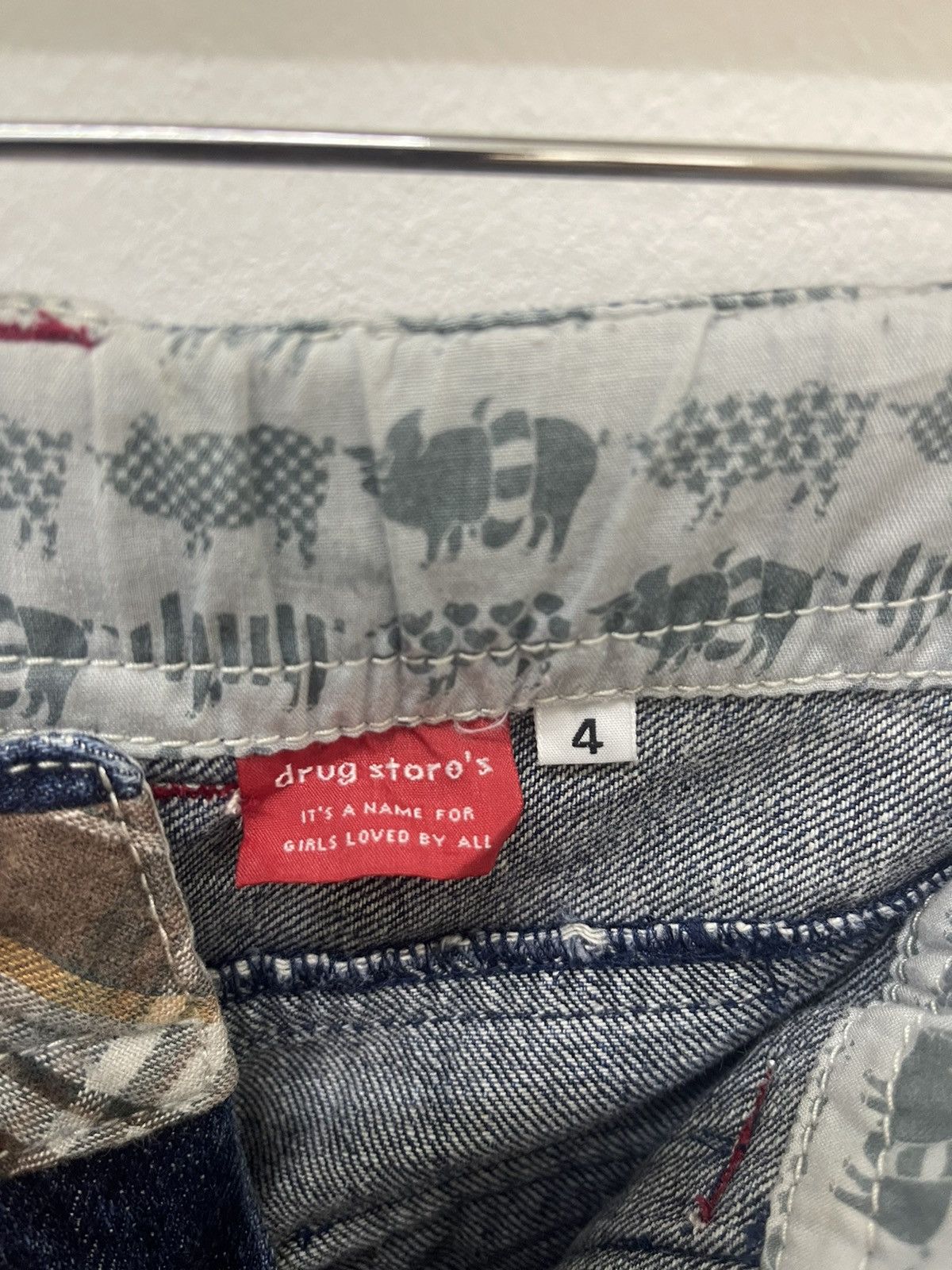 If Six Was Nine Rare Vintage DRUG STORE’S Patchwork Hysteric Lgb Jeans Size US 32 / EU 48 - 10 Thumbnail