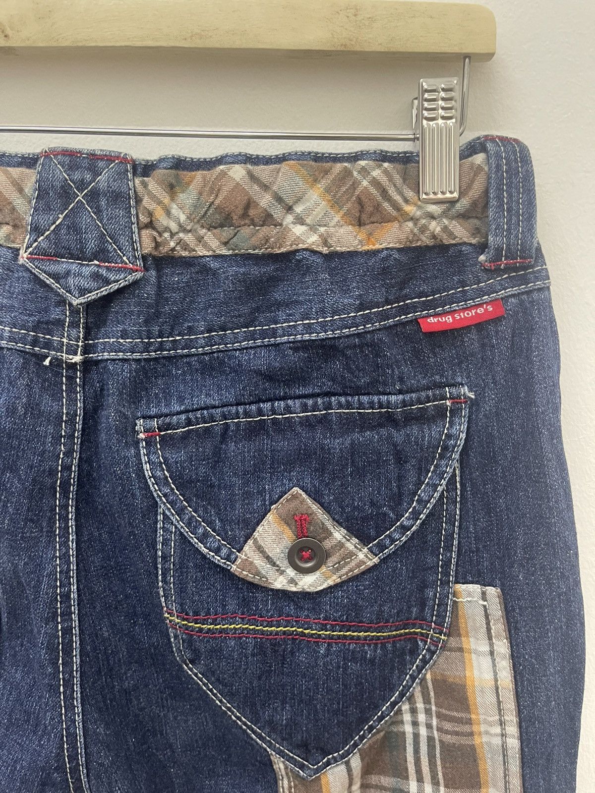 If Six Was Nine Rare Vintage DRUG STORE’S Patchwork Hysteric Lgb Jeans Size US 32 / EU 48 - 4 Thumbnail