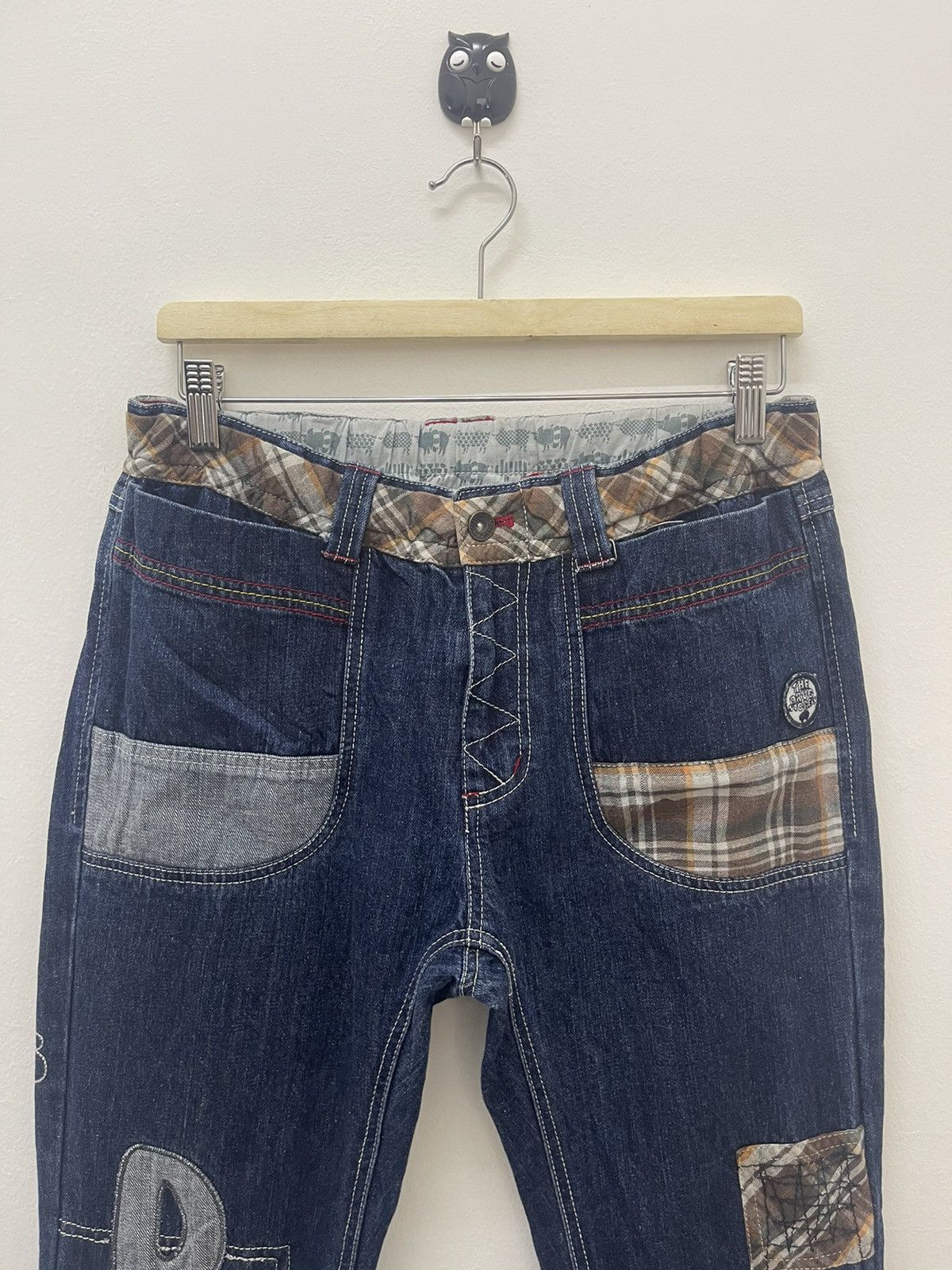 If Six Was Nine Rare Vintage DRUG STORE’S Patchwork Hysteric Lgb Jeans Size US 32 / EU 48 - 8 Thumbnail