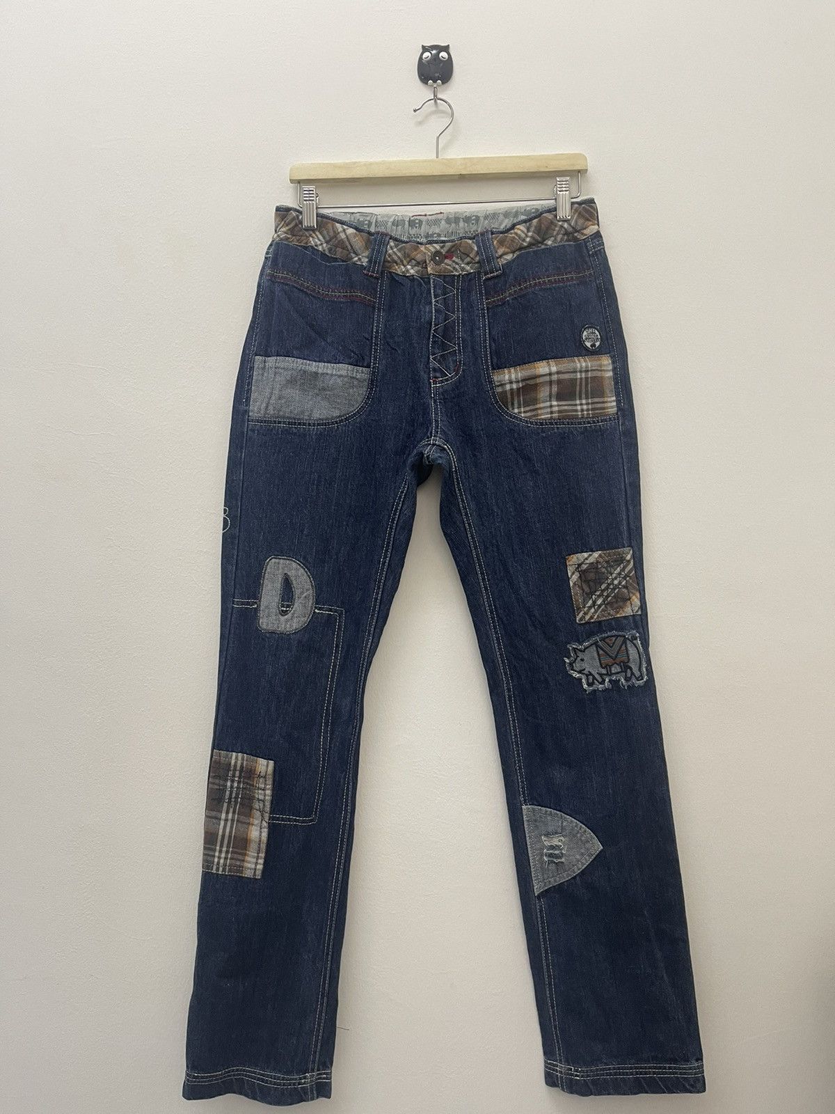 If Six Was Nine Rare Vintage DRUG STORE’S Patchwork Hysteric Lgb Jeans Size US 32 / EU 48 - 5 Thumbnail