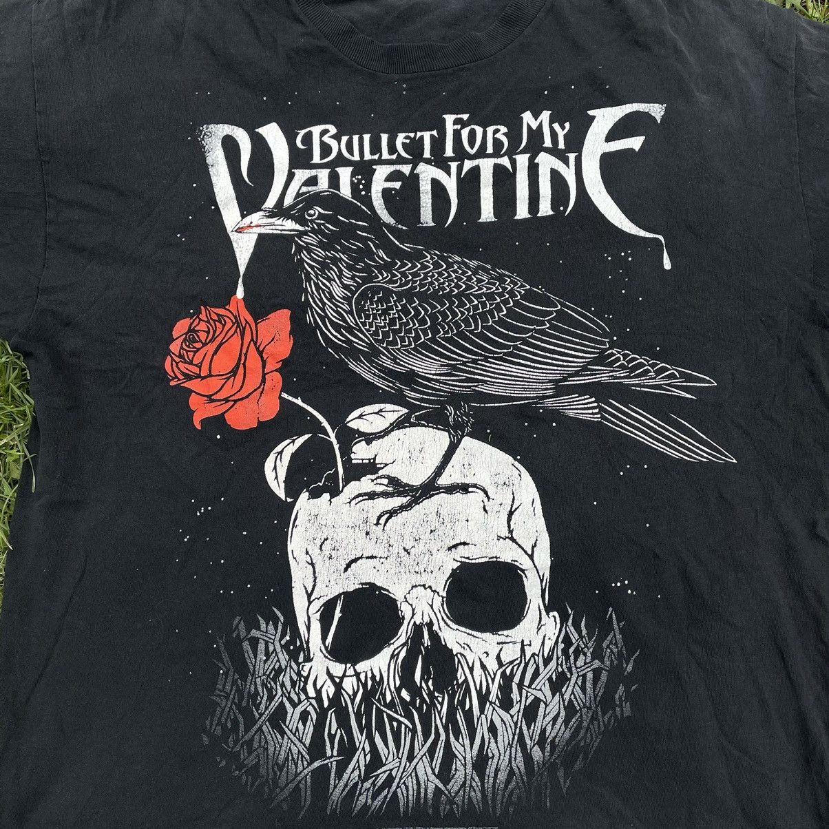 Vintage Vintage Y2K Goth Band Graphic Tee Black Skull Baggy Slim XL Size US XL / EU 56 / 4 - 4 Thumbnail