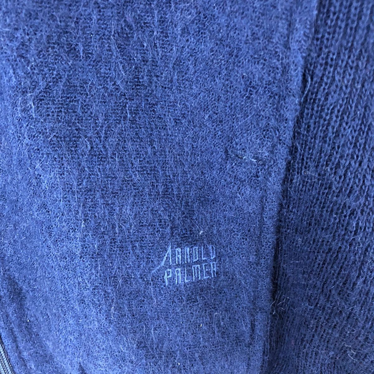 Japanese Brand ARNOLD PALMER DARK BLUE WOOL VARSITY JACKET #1864 Size US L / EU 52-54 / 3 - 4 Thumbnail