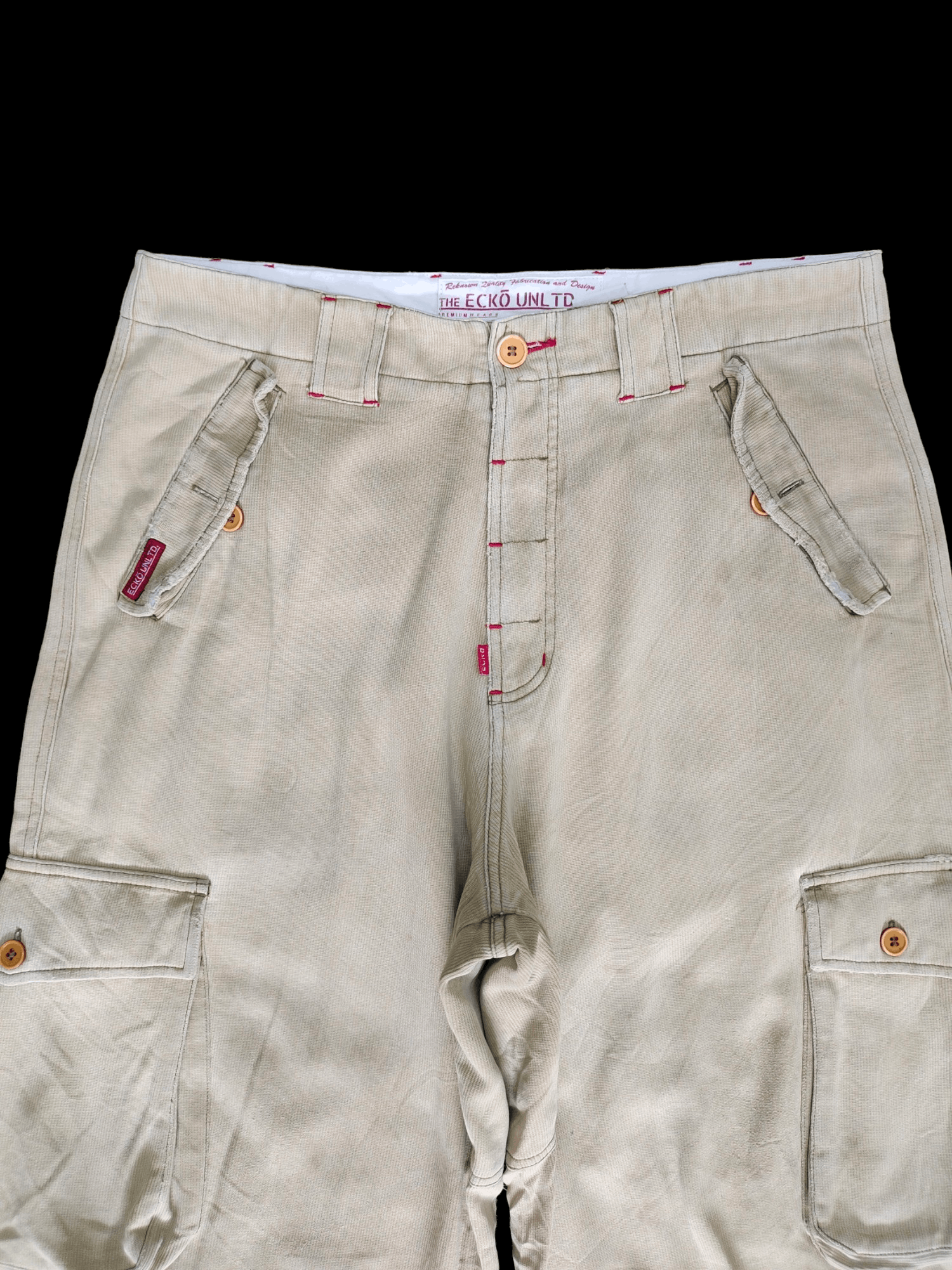 Ecko Unltd. Baggy Pants Ecko Unltd Drawstring Hem Cargo Pants Y2k Size US 34 / EU 50 - 4 Thumbnail