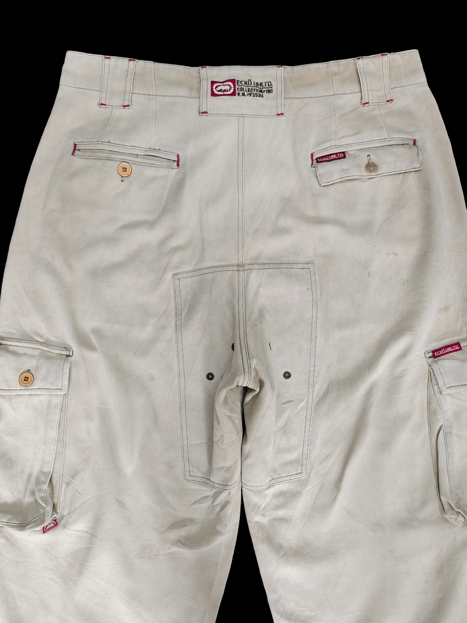 Ecko Unltd. Baggy Pants Ecko Unltd Drawstring Hem Cargo Pants Y2k Size US 34 / EU 50 - 12 Thumbnail