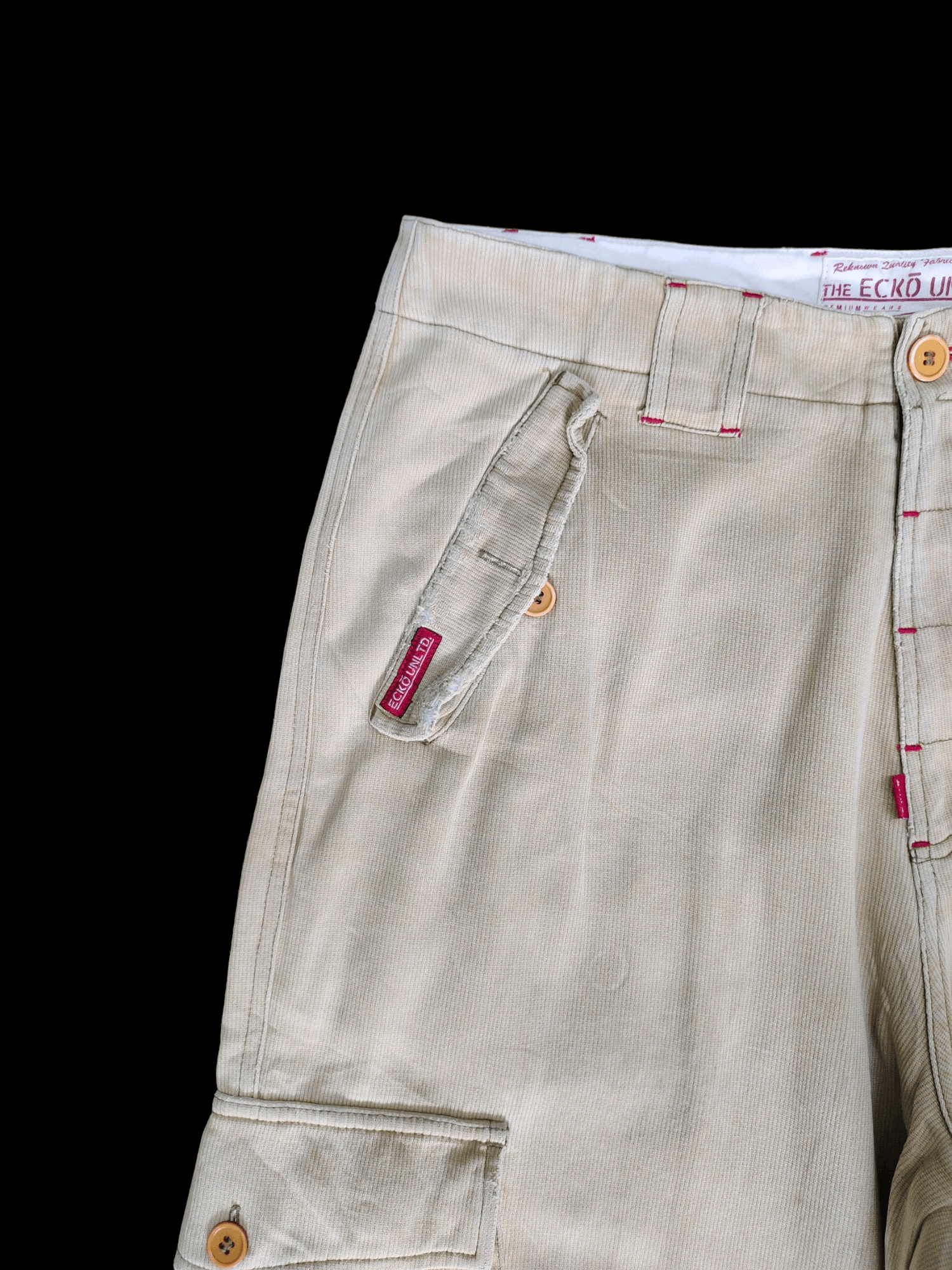Ecko Unltd. Baggy Pants Ecko Unltd Drawstring Hem Cargo Pants Y2k Size US 34 / EU 50 - 6 Thumbnail