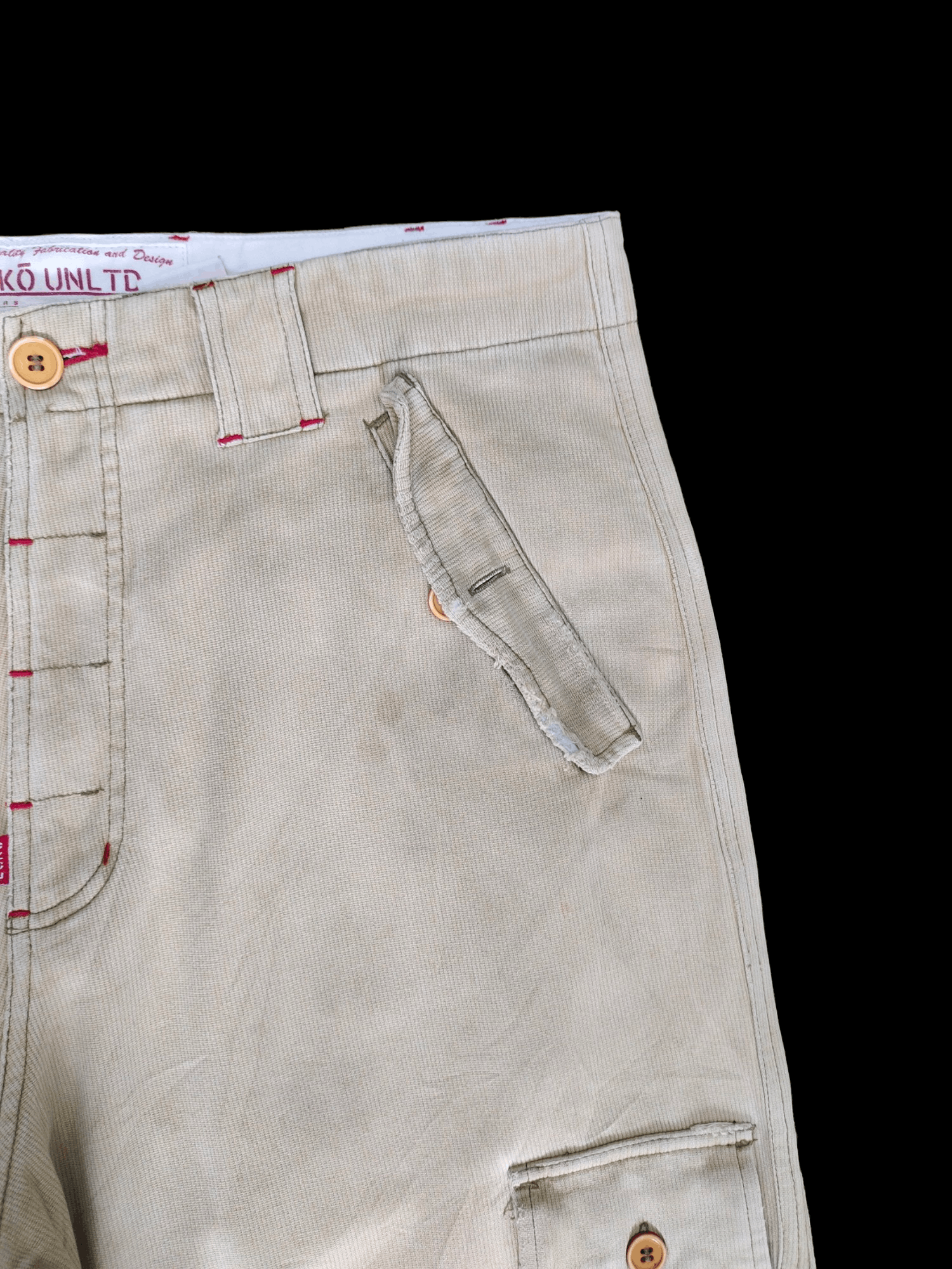 Ecko Unltd. Baggy Pants Ecko Unltd Drawstring Hem Cargo Pants Y2k Size US 34 / EU 50 - 5 Thumbnail
