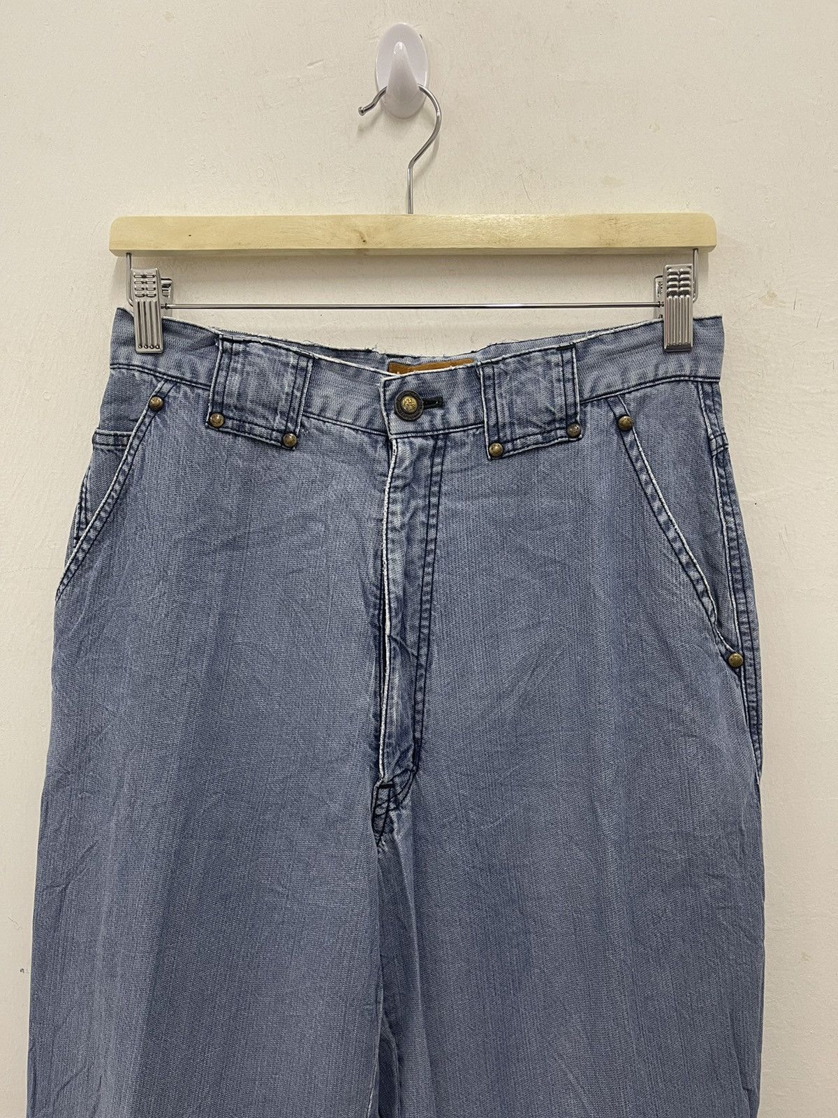 Lancel Rare Vintage LANCEL PARIS Denim Jeans Size US 28 / EU 44 - 5 Thumbnail