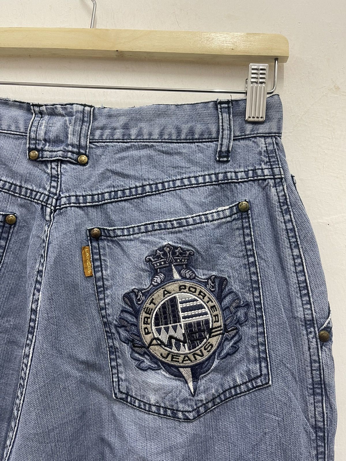 Lancel Rare Vintage LANCEL PARIS Denim Jeans Size US 28 / EU 44 - 3 Thumbnail