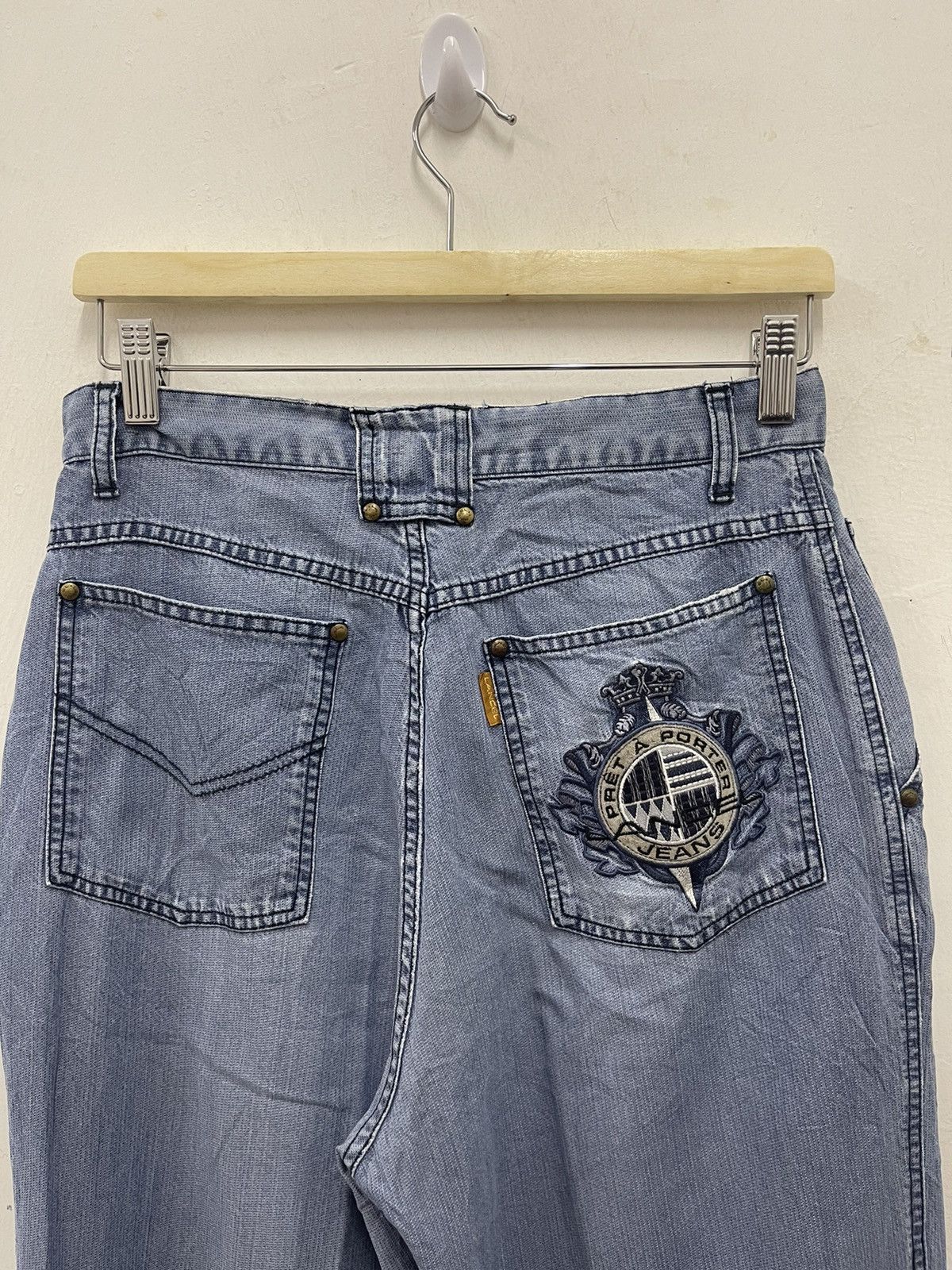 Lancel Rare Vintage LANCEL PARIS Denim Jeans Size US 28 / EU 44 - 2 Thumbnail