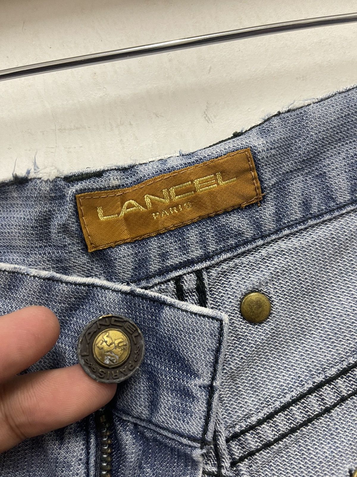Lancel Rare Vintage LANCEL PARIS Denim Jeans Size US 28 / EU 44 - 7 Thumbnail