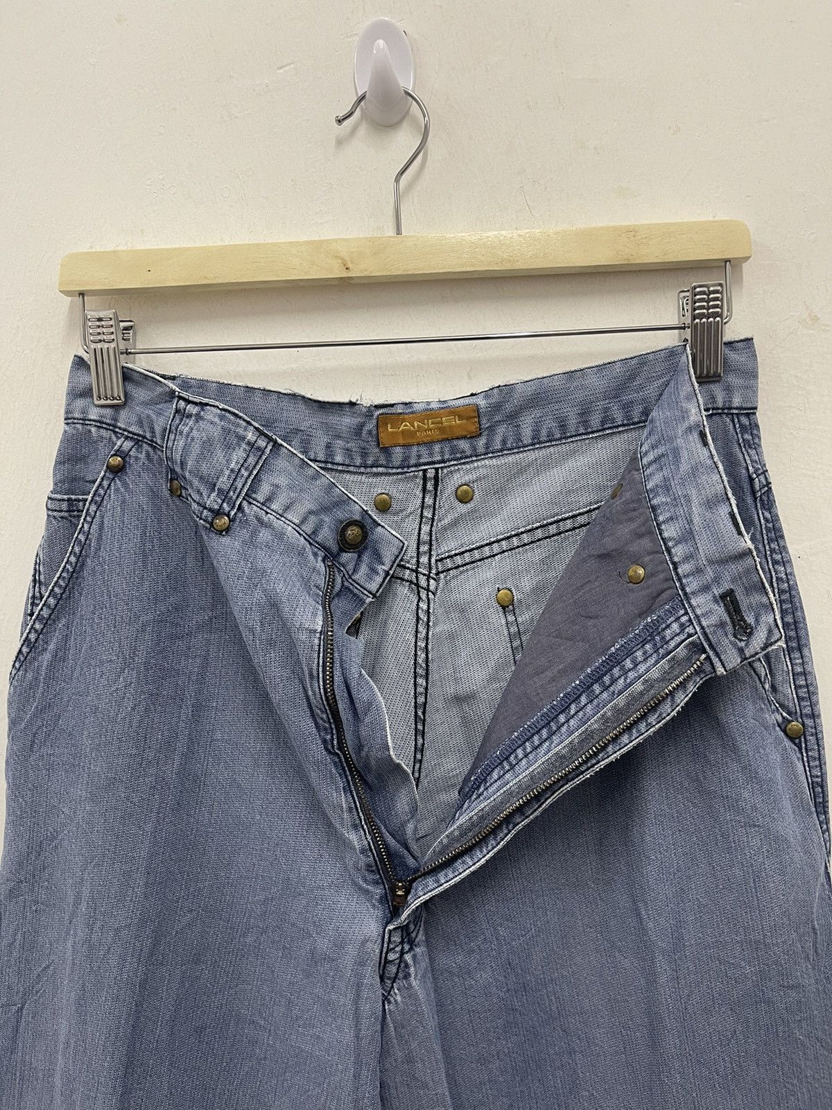 Lancel Rare Vintage LANCEL PARIS Denim Jeans Size US 28 / EU 44 - 6 Thumbnail