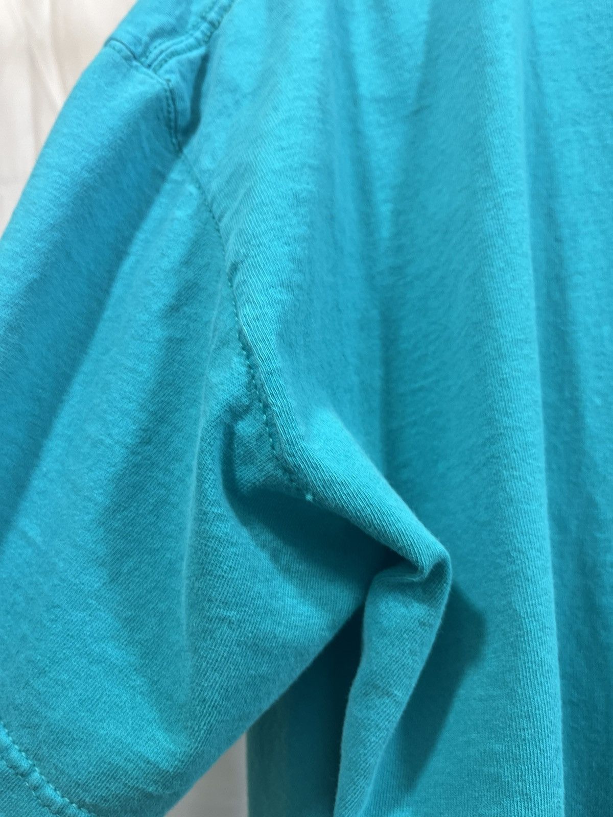 USA Olympics USA Olympics Distressed Turquoise Blue Blank Tee Size US L / EU 52-54 / 3 - 17 Thumbnail