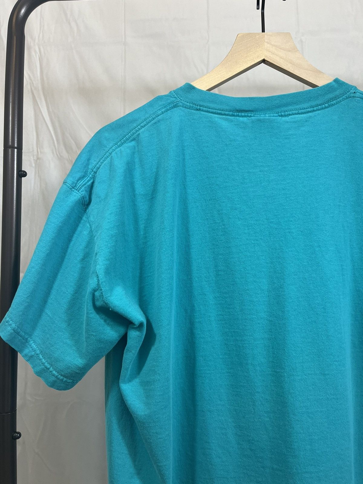 USA Olympics USA Olympics Distressed Turquoise Blue Blank Tee Size US L / EU 52-54 / 3 - 14 Thumbnail