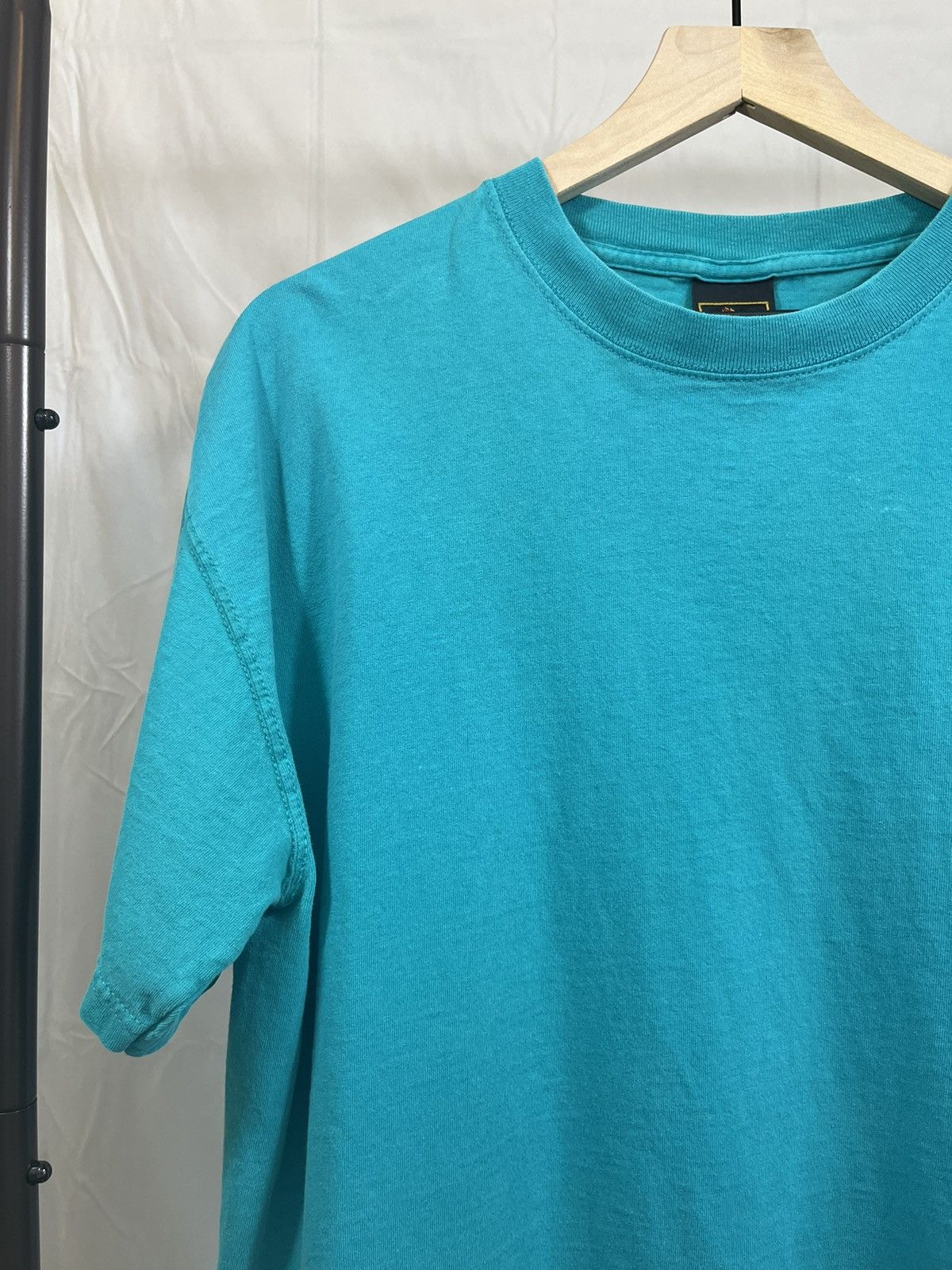 USA Olympics USA Olympics Distressed Turquoise Blue Blank Tee Size US L / EU 52-54 / 3 - 5 Thumbnail