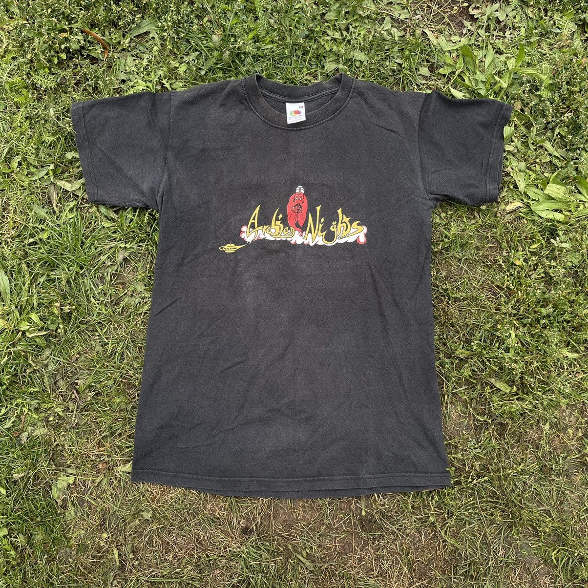 Vintage Vintage Y2K Sun Faded Graphic Tee Dark Horror Grunge Boxy M Size US M / EU 48-50 / 2 - 1 Thumbnail