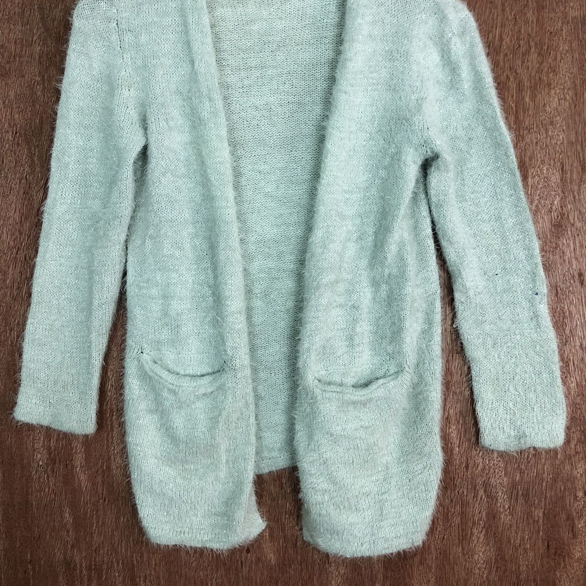 Japanese Brand Japan Soft Green Mohair Cardigan Knitwear Sweater Size US S / EU 44-46 / 1 - 8 Thumbnail