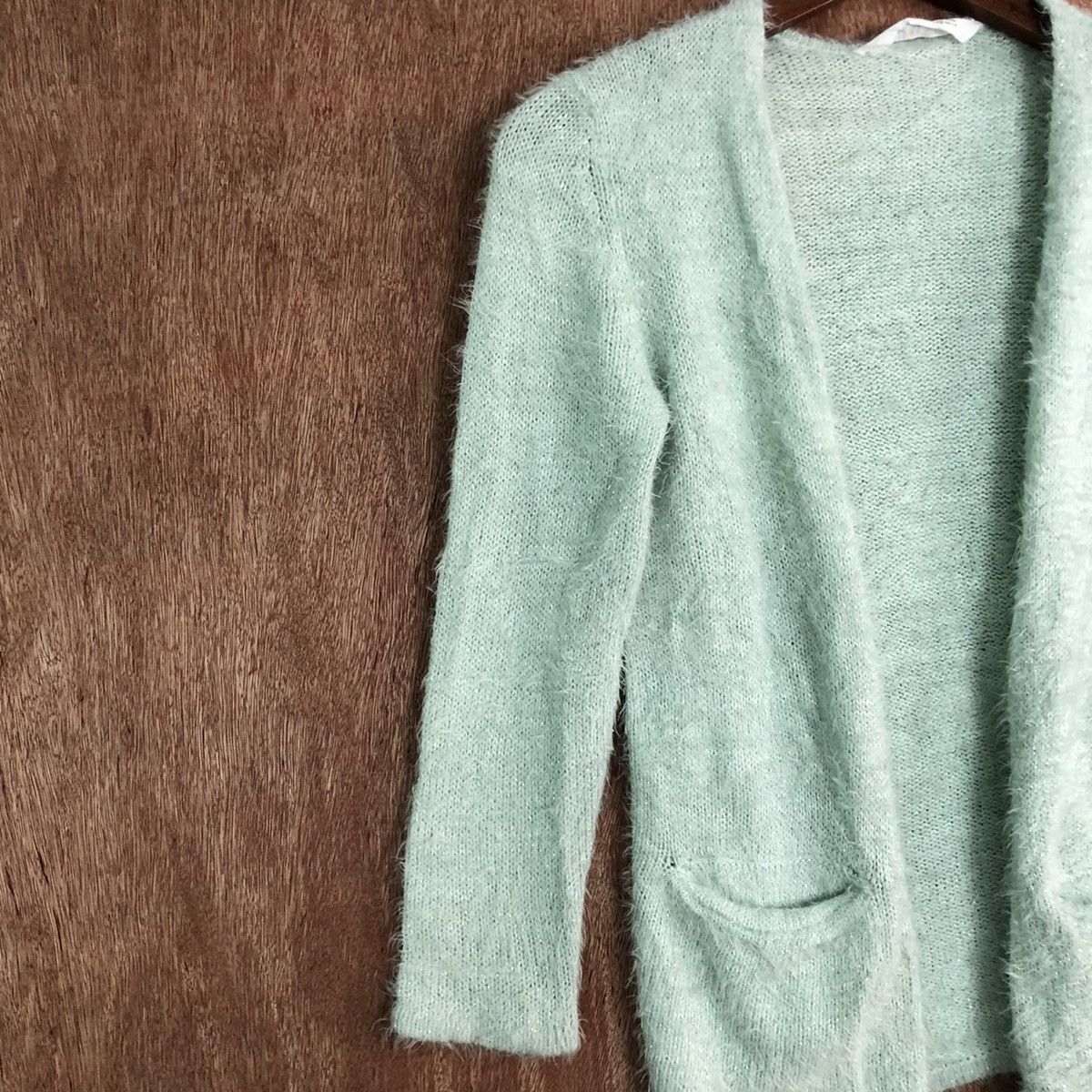 Japanese Brand Japan Soft Green Mohair Cardigan Knitwear Sweater Size US S / EU 44-46 / 1 - 7 Thumbnail