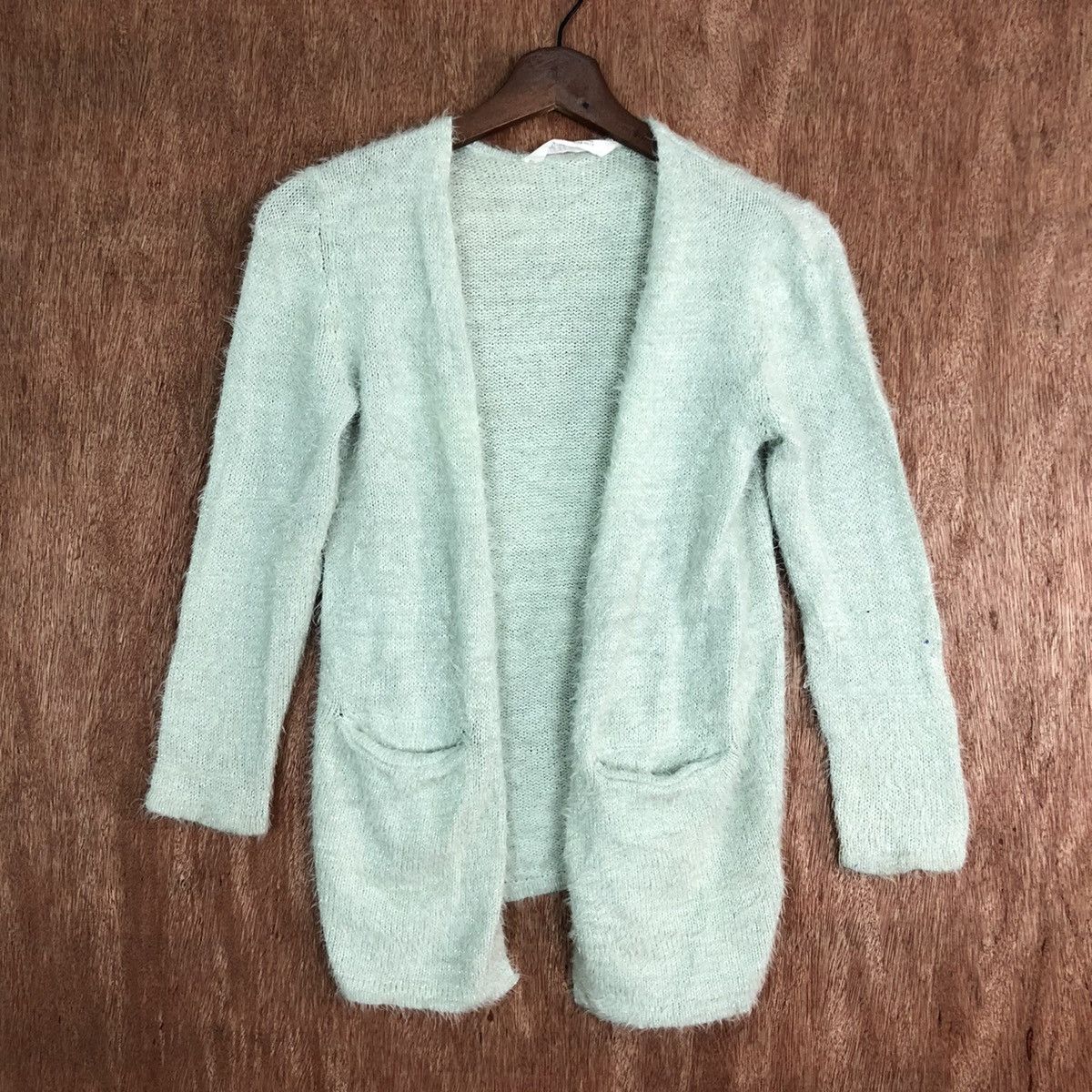Japanese Brand Japan Soft Green Mohair Cardigan Knitwear Sweater Size US S / EU 44-46 / 1 - 1 Thumbnail