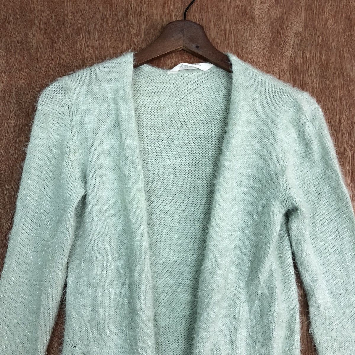 Japanese Brand Japan Soft Green Mohair Cardigan Knitwear Sweater Size US S / EU 44-46 / 1 - 2 Thumbnail