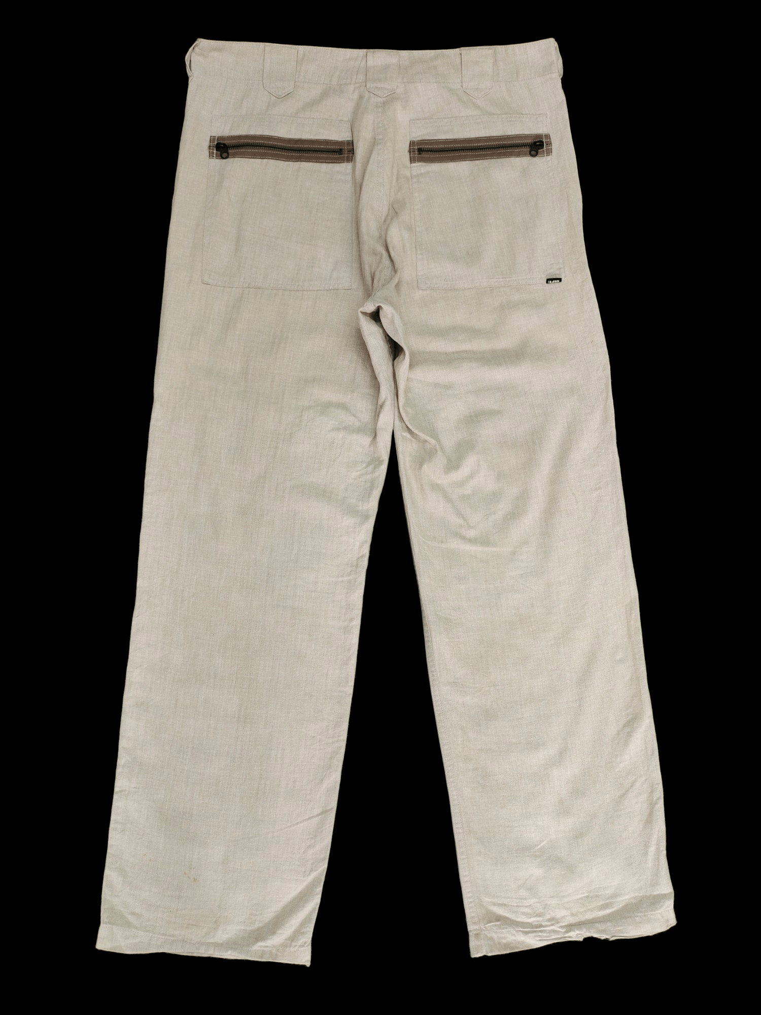 Hysteric Glamour Wide Leg Pants Dept Linen Blend Multi Zipper Pocket Baggy Size US 36 / EU 52 - 9 Thumbnail