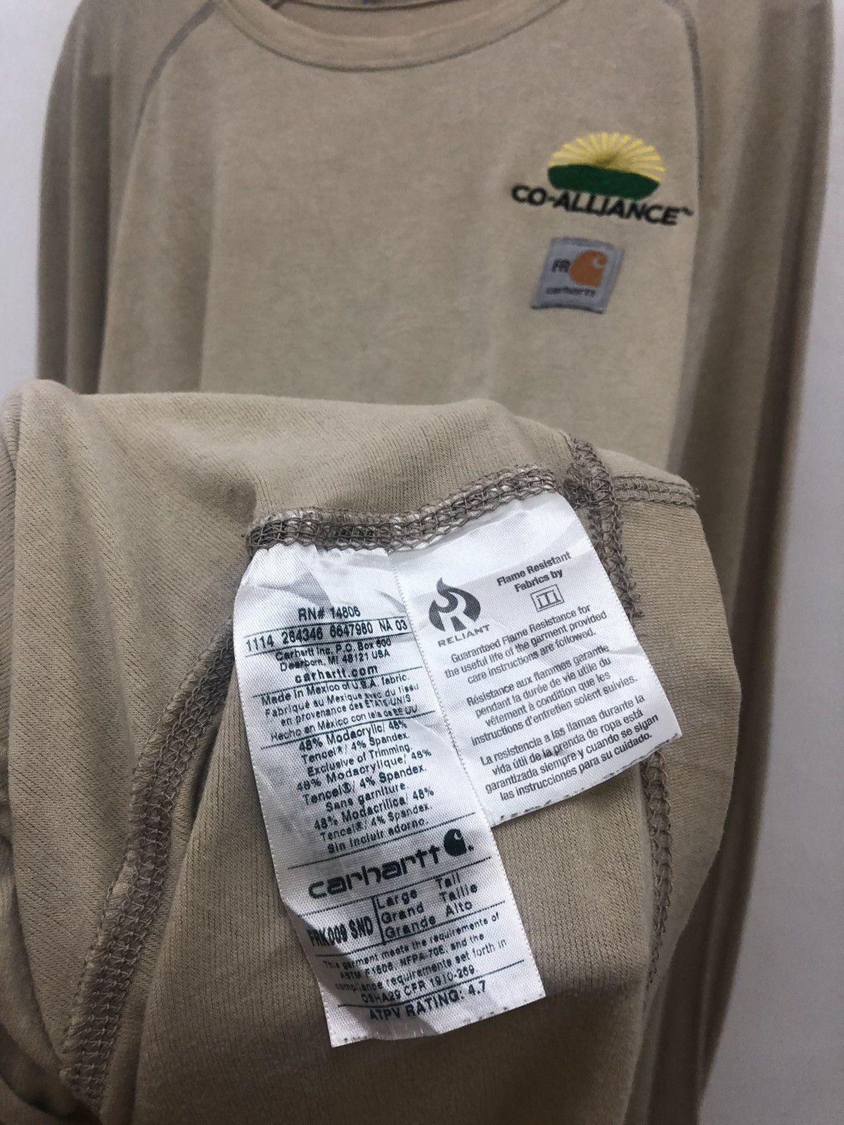 Carhartt Rare Vintage CARHARTT FR Co-Alliance Long Sleeves Shirt Size US L / EU 52-54 / 3 - 4 Thumbnail