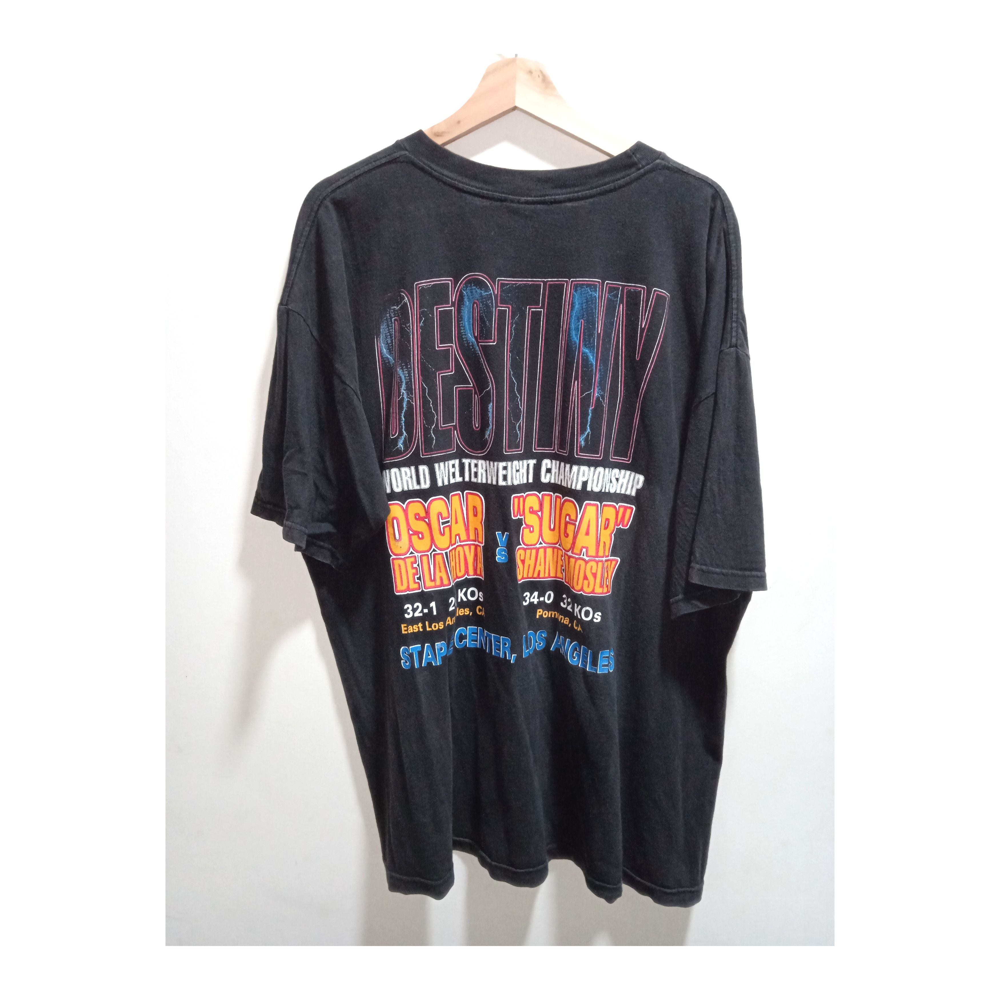 Vintage 2000s De La Hoya Vs Mosley T-Shirt Boxing