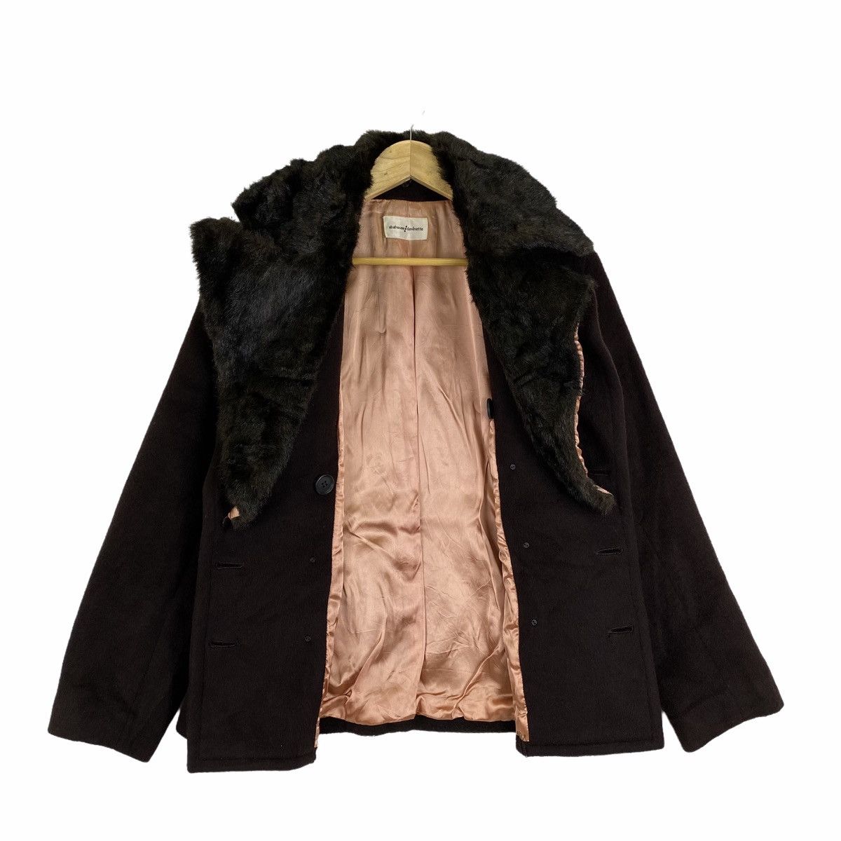 ABAHOUSE Vintage ABAHOUSE Devinette Fur Collar Wool Coat Jacket Size US S / EU 44-46 / 1 - 3 Thumbnail
