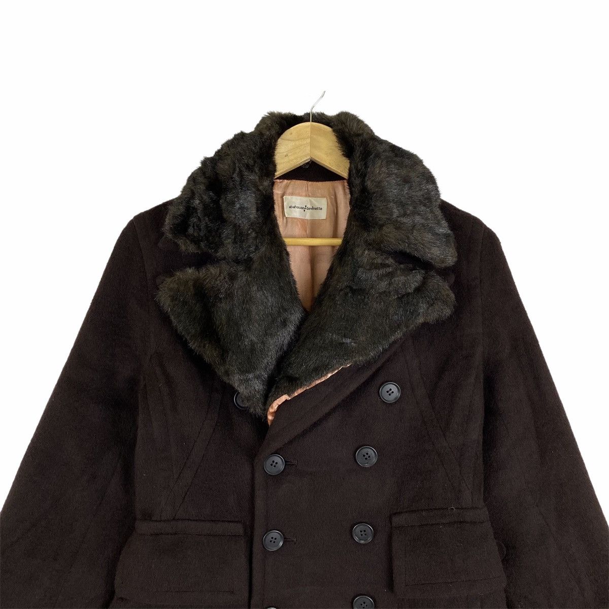 ABAHOUSE Vintage ABAHOUSE Devinette Fur Collar Wool Coat Jacket Size US S / EU 44-46 / 1 - 5 Thumbnail