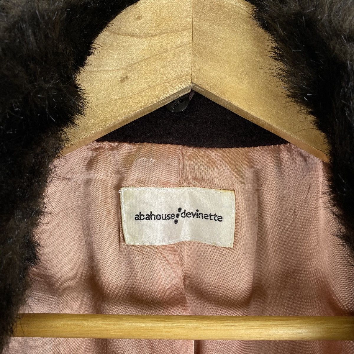ABAHOUSE Vintage ABAHOUSE Devinette Fur Collar Wool Coat Jacket Size US S / EU 44-46 / 1 - 6 Thumbnail