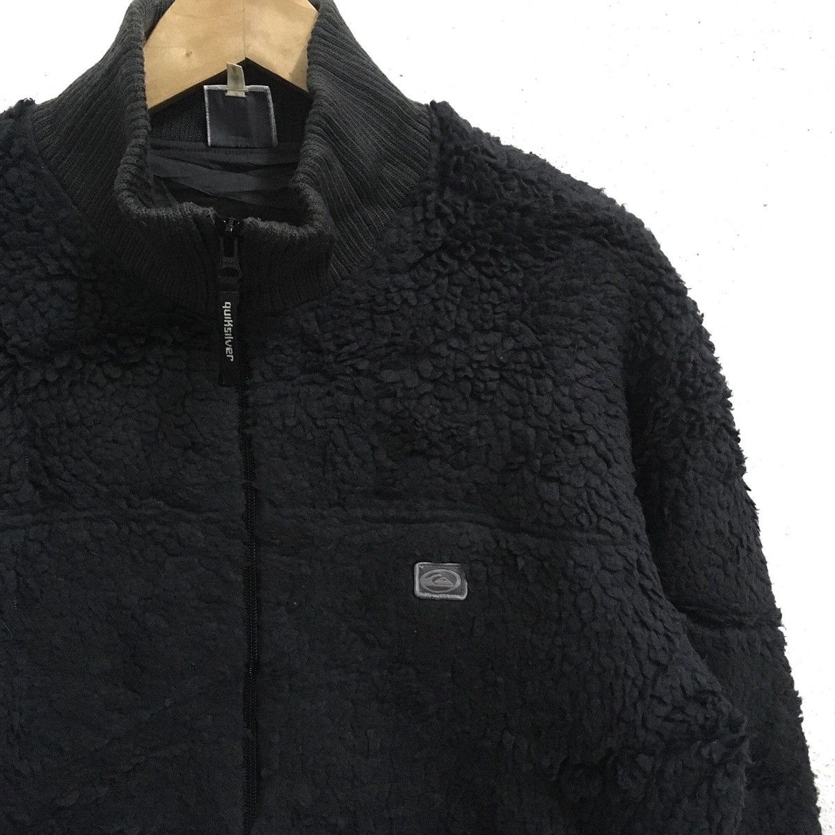 Quiksilver × Vintage Vintage QUIKSILVER Small Logo Fleece Zipper Sweater Jacket Size US L / EU 52-54 / 3 - 4 Thumbnail