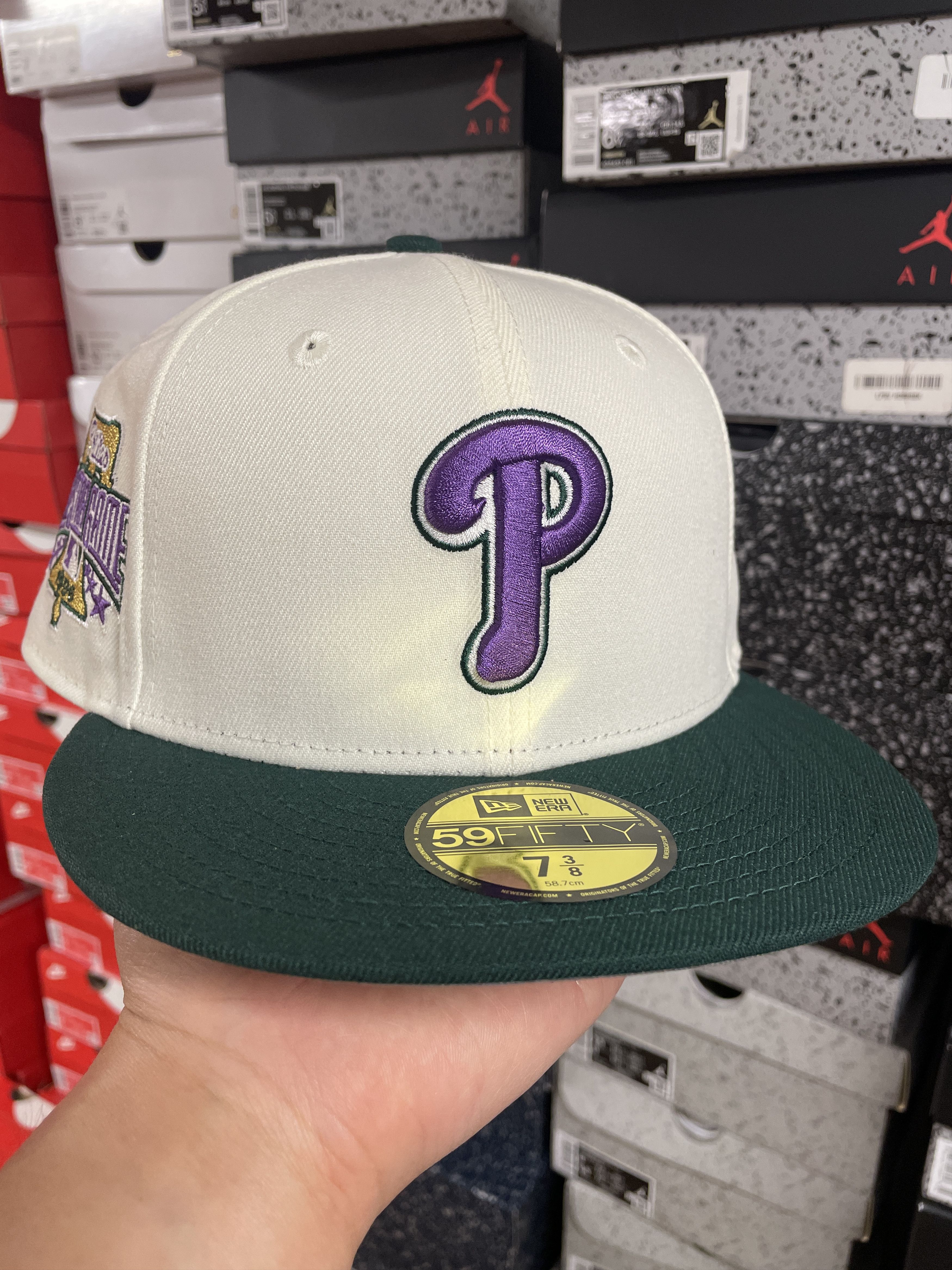 image of Hat x Mlb 7 3/8 Panna Cotta Philadelphia Phillies Bklyn Caps All Star in White, Men's