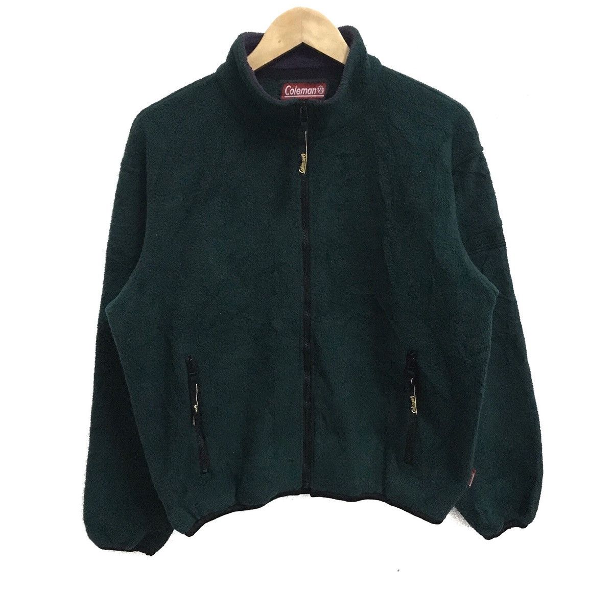 Coleman × Vintage Vintage COLEMAN Outdoor Fleece Zipper Sweater Jacket Size US M / EU 48-50 / 2 - 1 Thumbnail