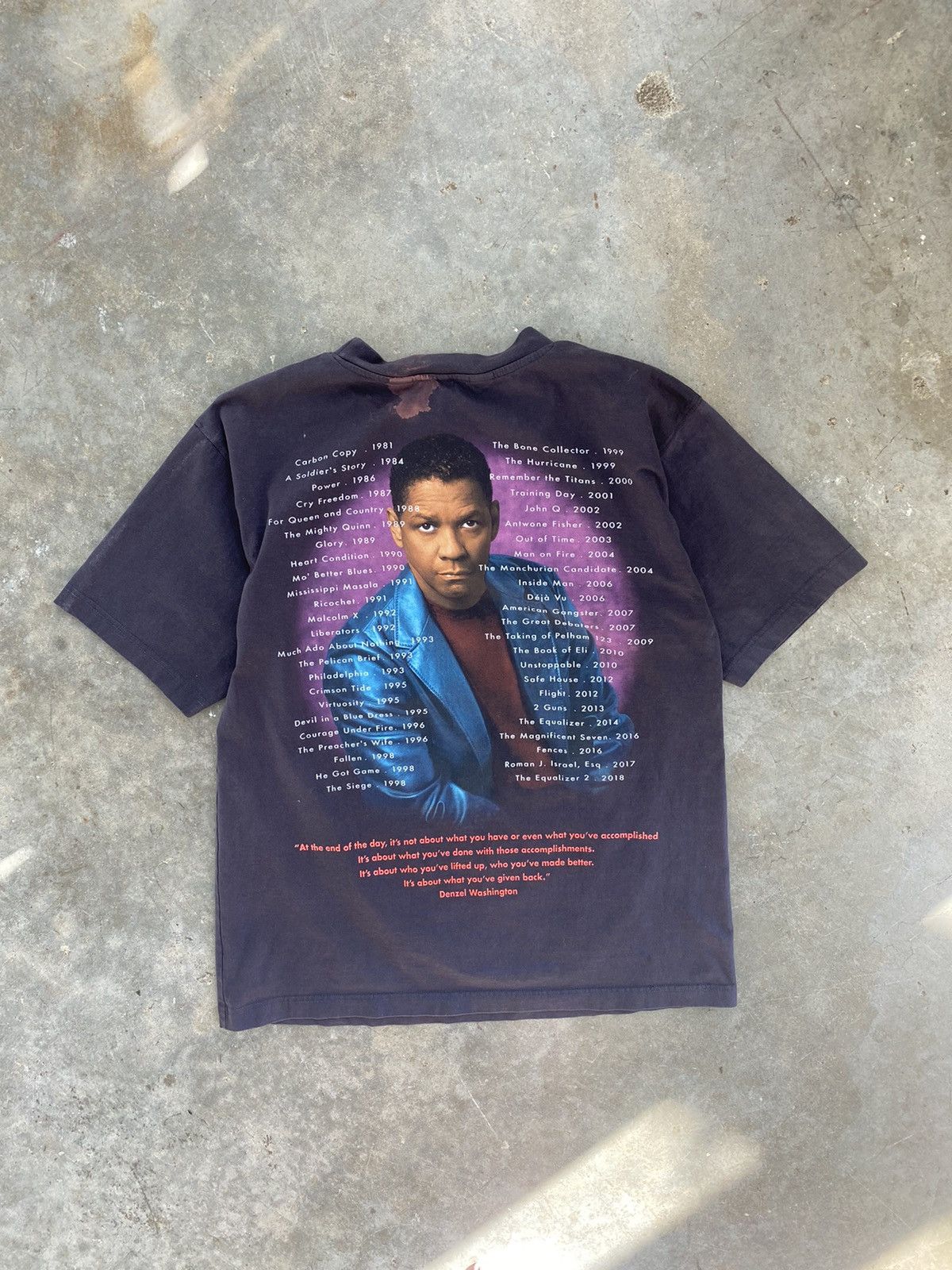 Marino Morwood “Denzel Washington” Rap purchases Tee