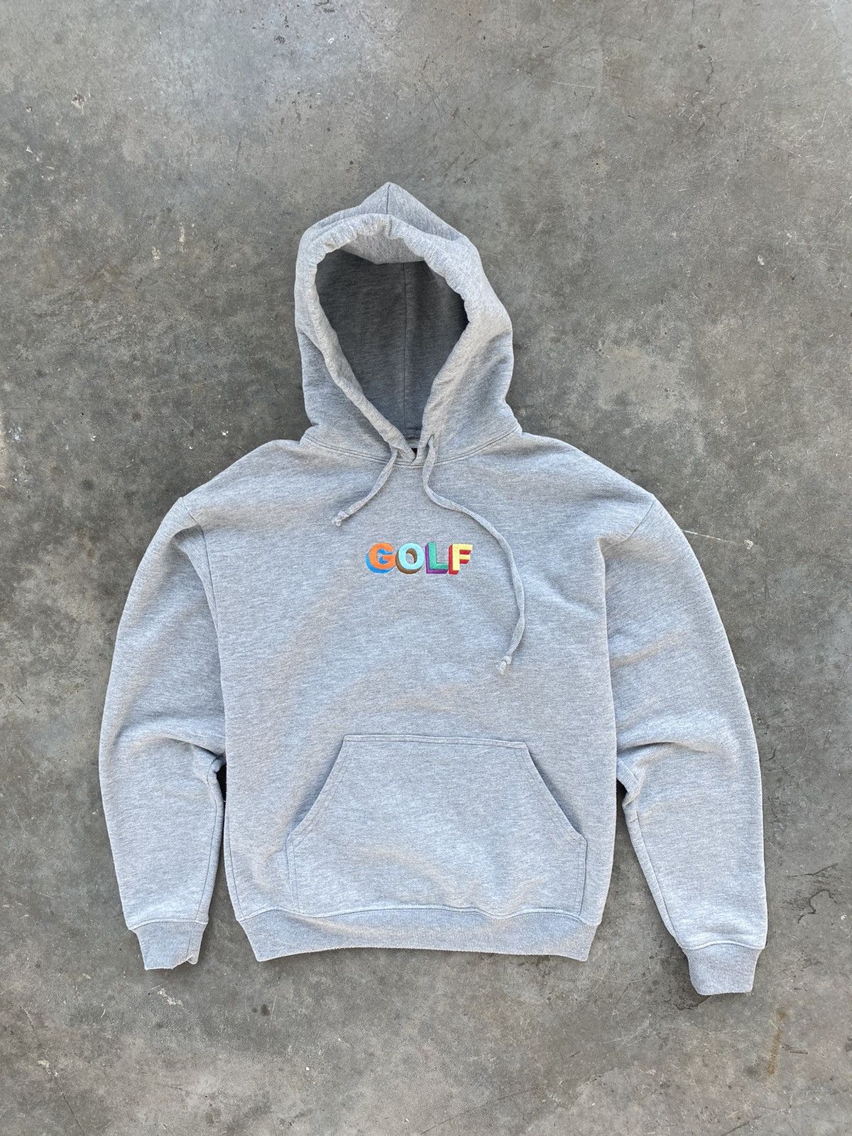 Golf Wang Grey 3D Logo Hoodie Sz. XS 🧊🥣 Tyler Igor Letter