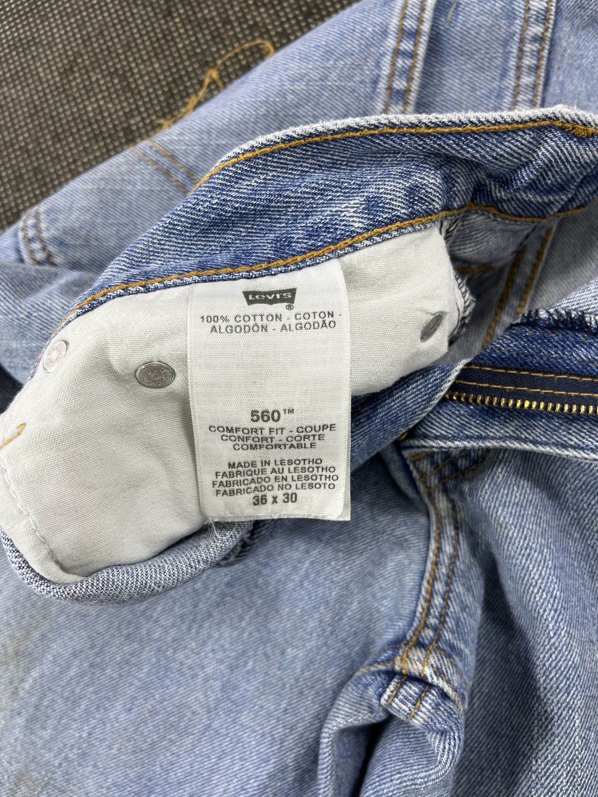 Levi's Vintage Levi’s 560 Comfort Fit Jeans- J510 Size US 38 / EU 54 - 8 Thumbnail