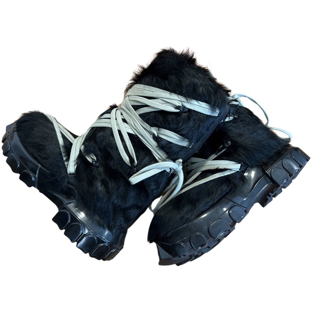 Rick Owens RICK OWENS PONY HAIR LUNAR BOOTS Size US 8 / EU 41 - 5 Thumbnail